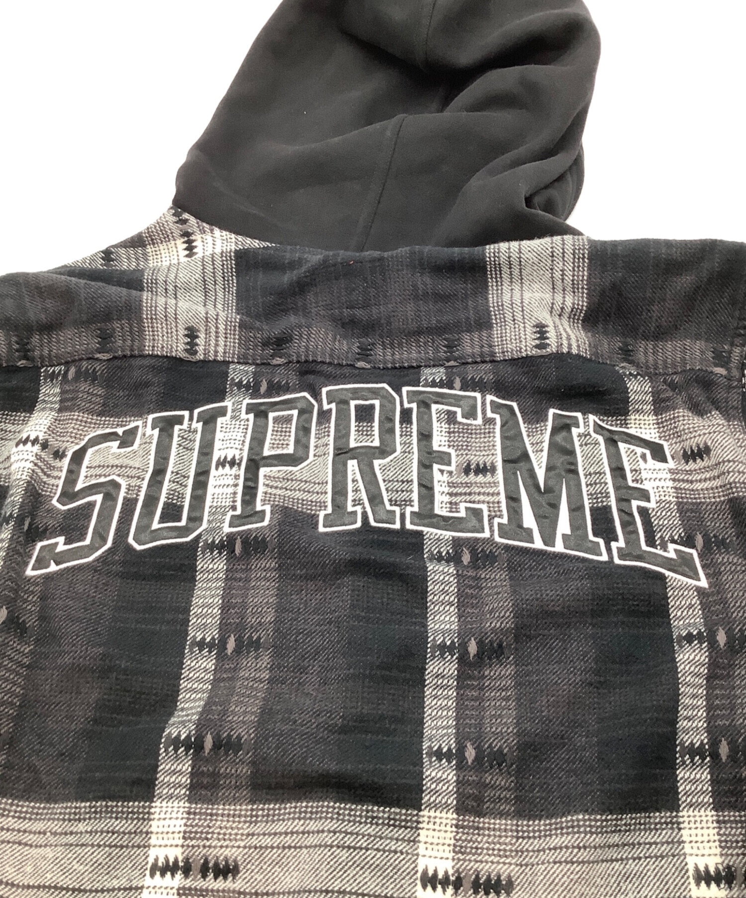 中古・古着通販】SUPREME (シュプリーム) シャツ ブラック×グレー