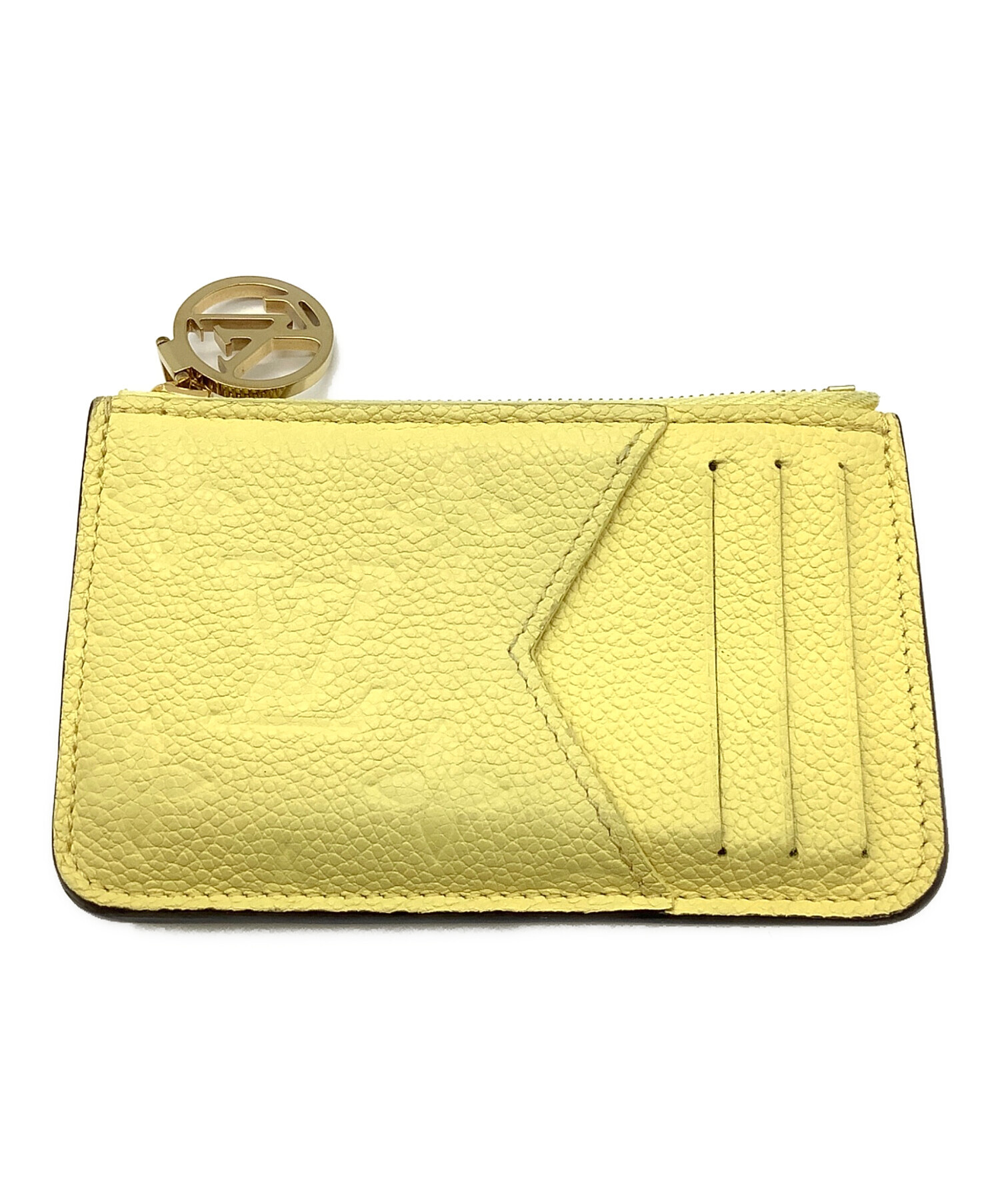 ルイヴィトン　カードケース　イエロー　黄色 中古・古着通販】LOUIS VUITTON (ルイ ヴィトン) カードケース