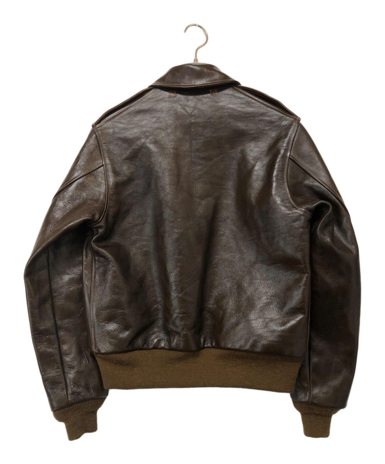 バズリクソンズ A-2 ブラウン 40サイズ 中古・古着通販】Buzz Rickson's (バズリクソンズ) A-2ジャケット