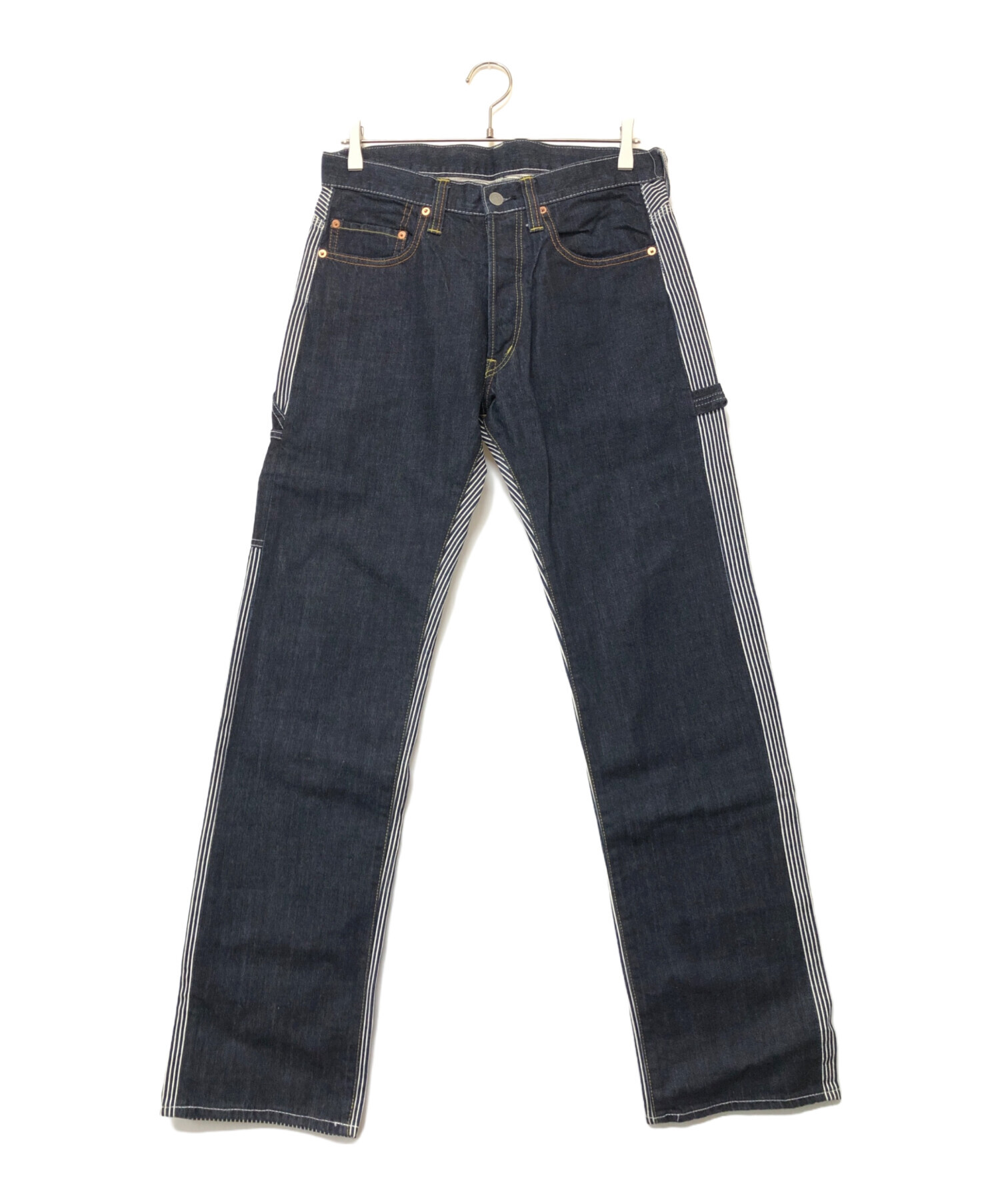 中古・古着通販】KOJIMA GENES (コジマジーンズ) ヒッコリーデニム