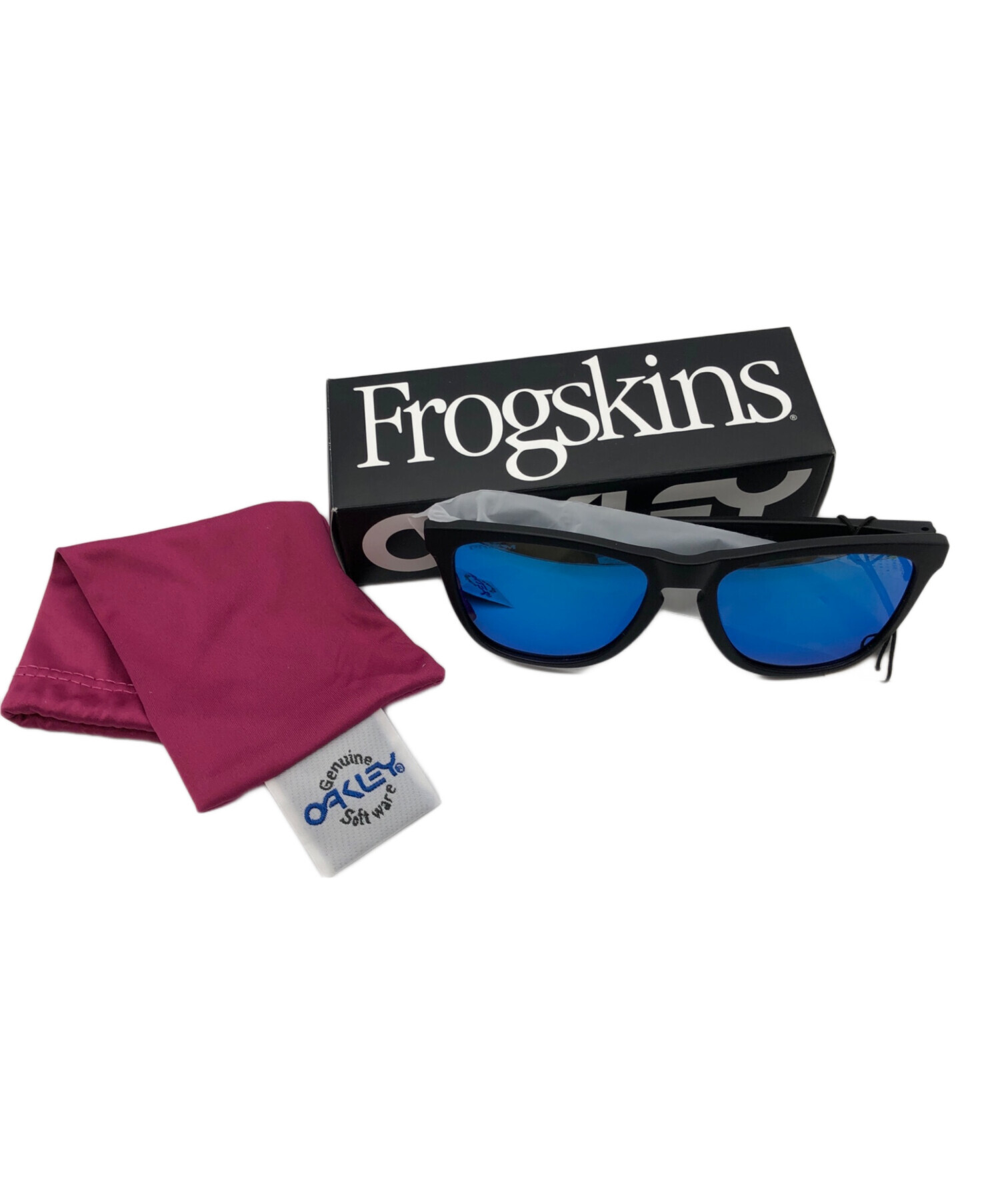 中古・古着通販】OAKLEY (オークリー) サングラス ブラック×ブルー