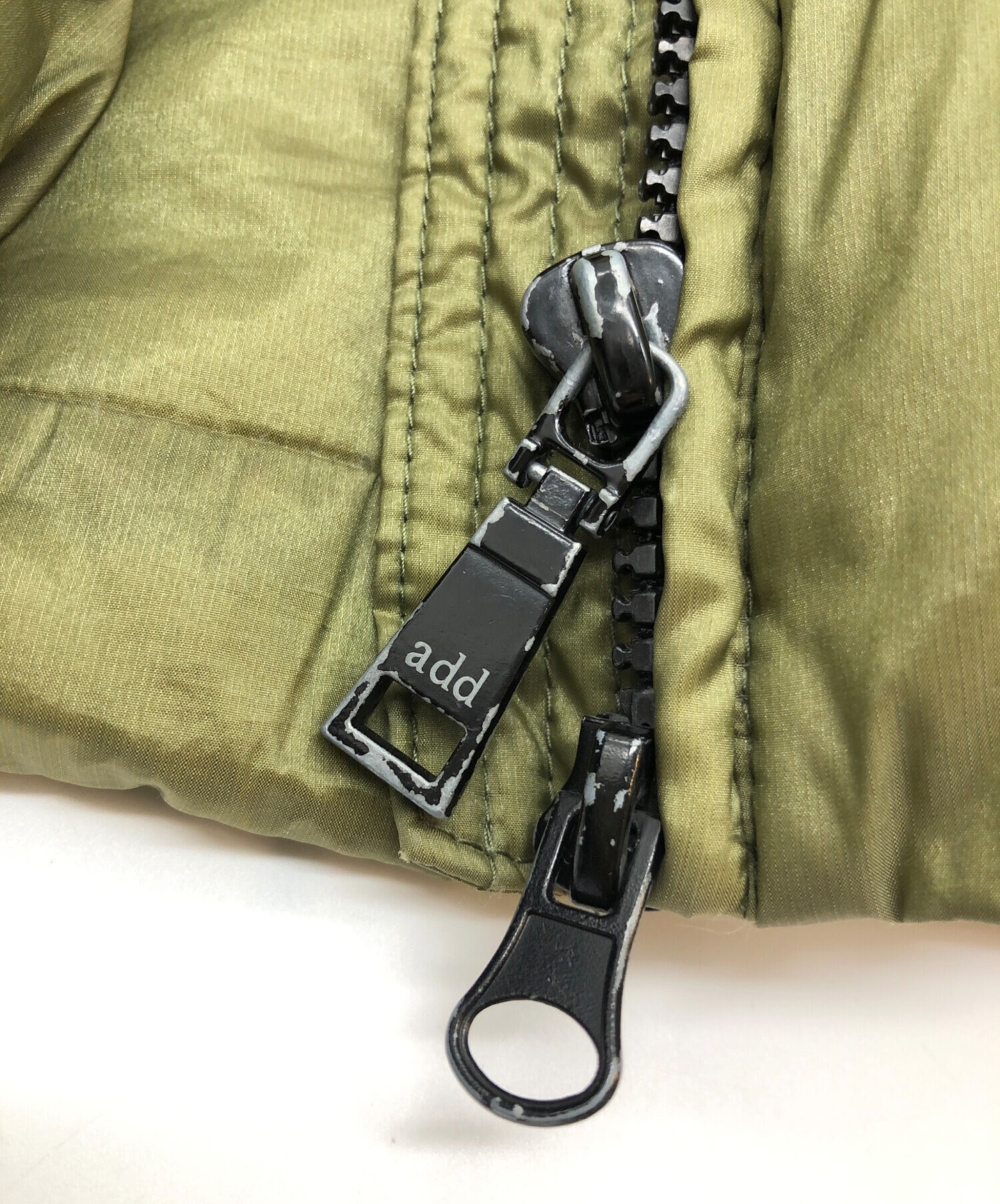 中古・古着通販】add (エーディーディー) ダウンコート オリーブ 