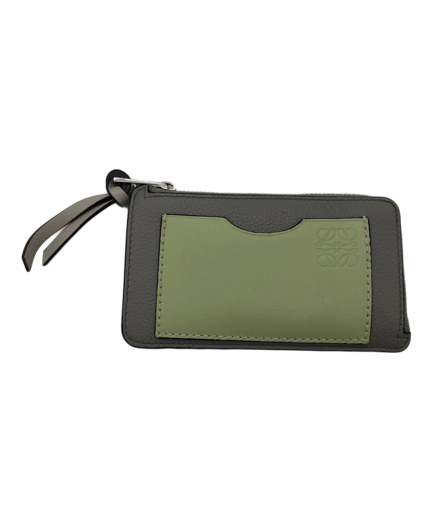 中古・古着通販】LOEWE (ロエベ) ソフトグレインカーフ グレー
