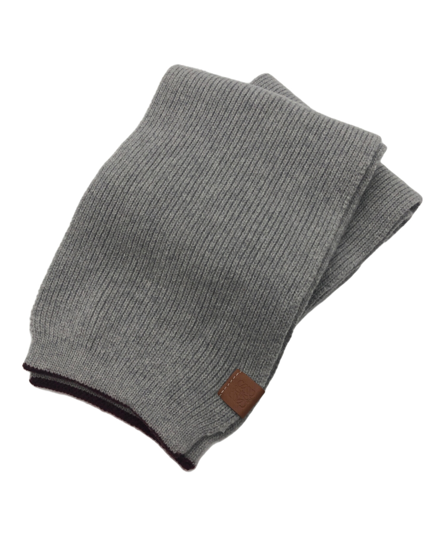 LOEWE グレー マフラー 中古・古着通販】LOEWE (ロエベ) マフラー グレー｜ブランド・古着通販