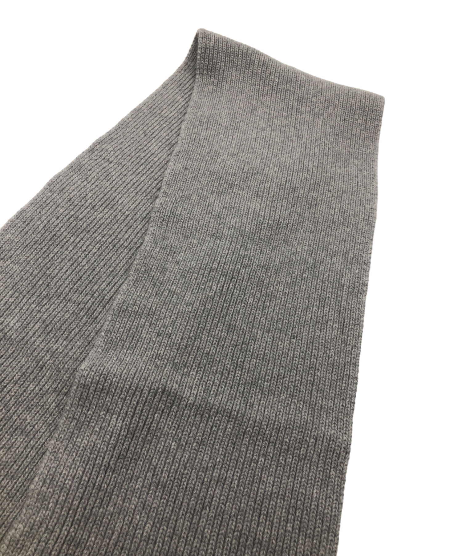 中古・古着通販】LOEWE (ロエベ) マフラー グレー×ワインレッド