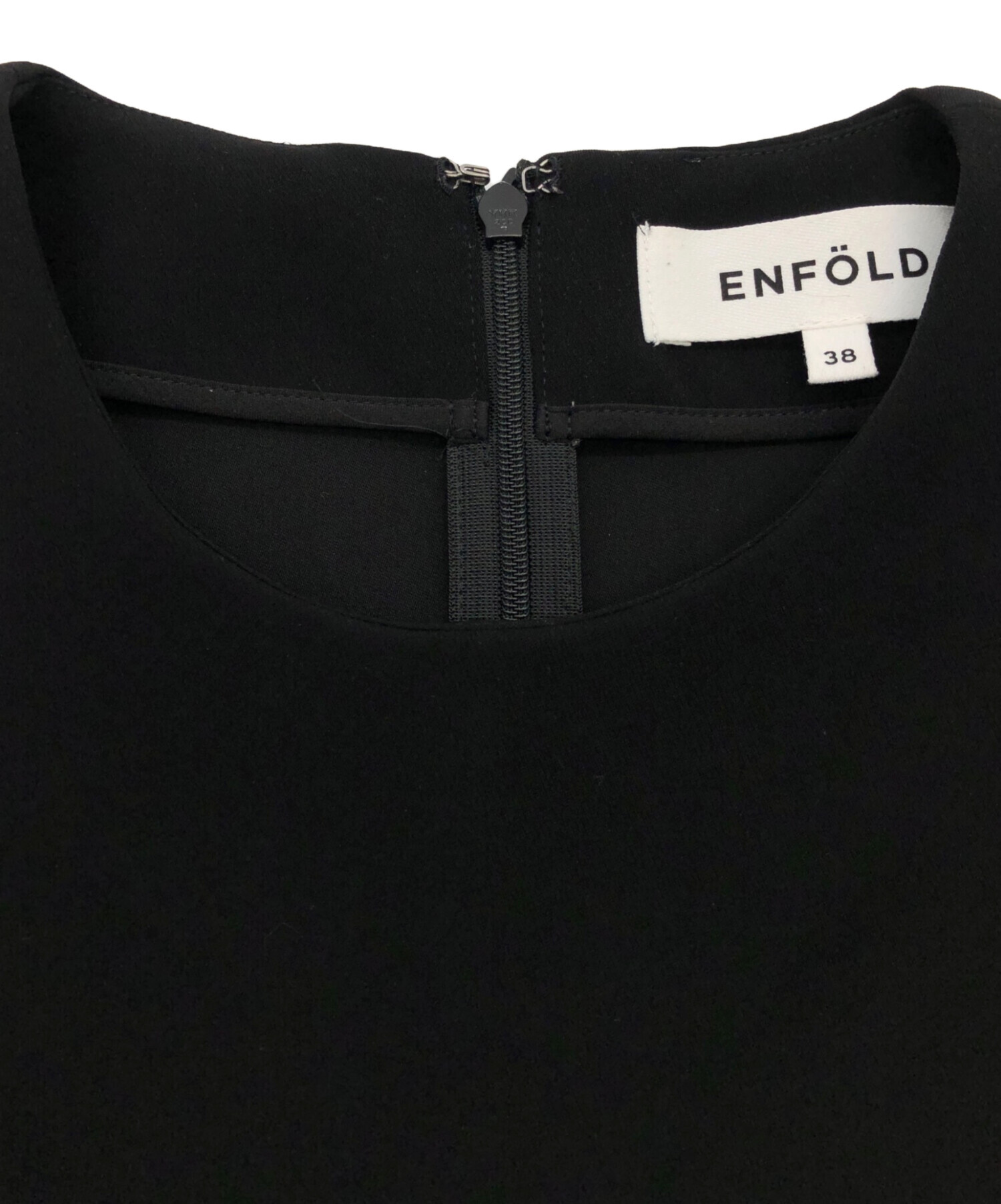 中古・古着通販】ENFOLD (エンフォルド) チュニック ブラック サイズ