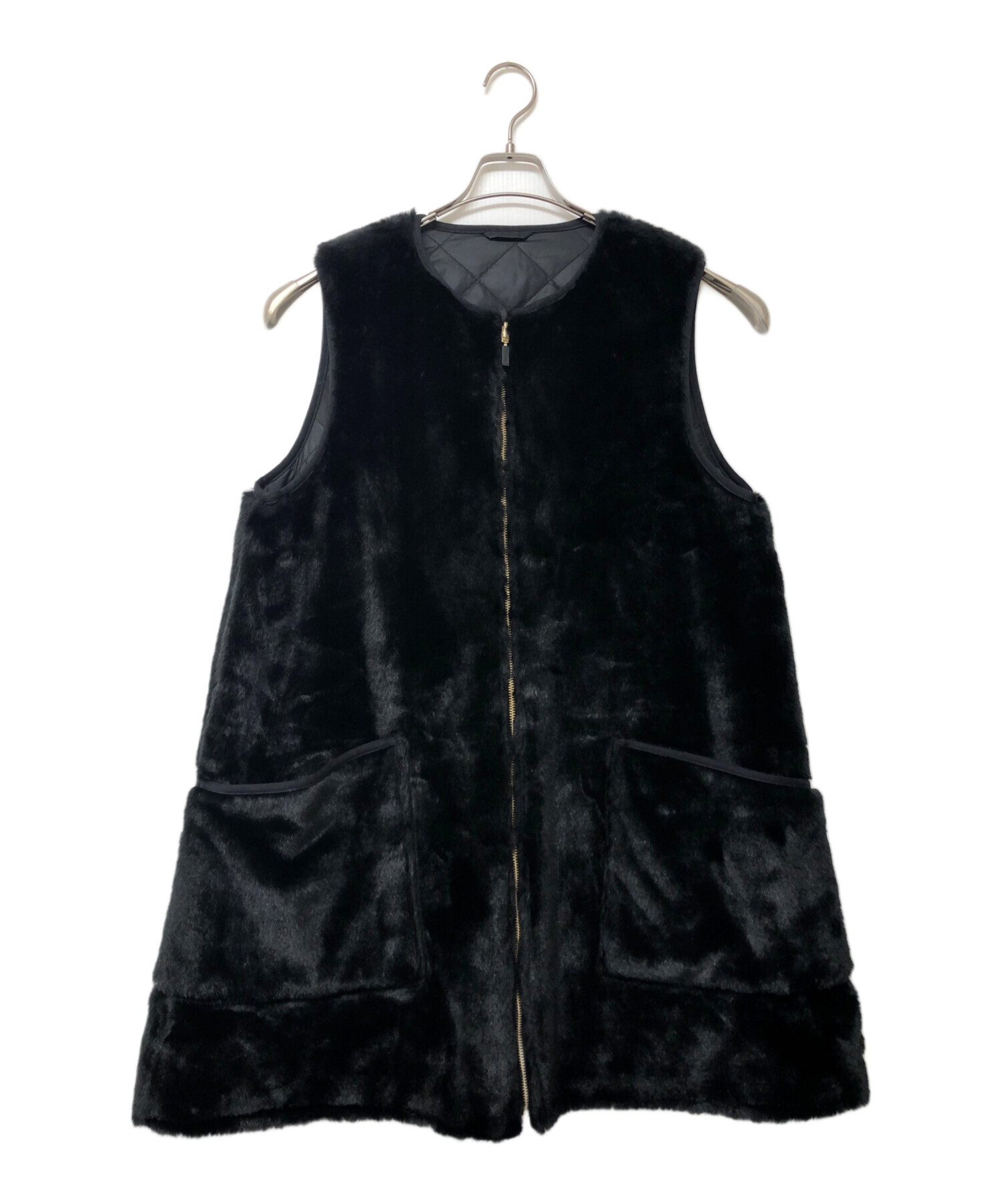 中古・古着通販】Barbour (バブアー) リバーシブルベスト ブラック 