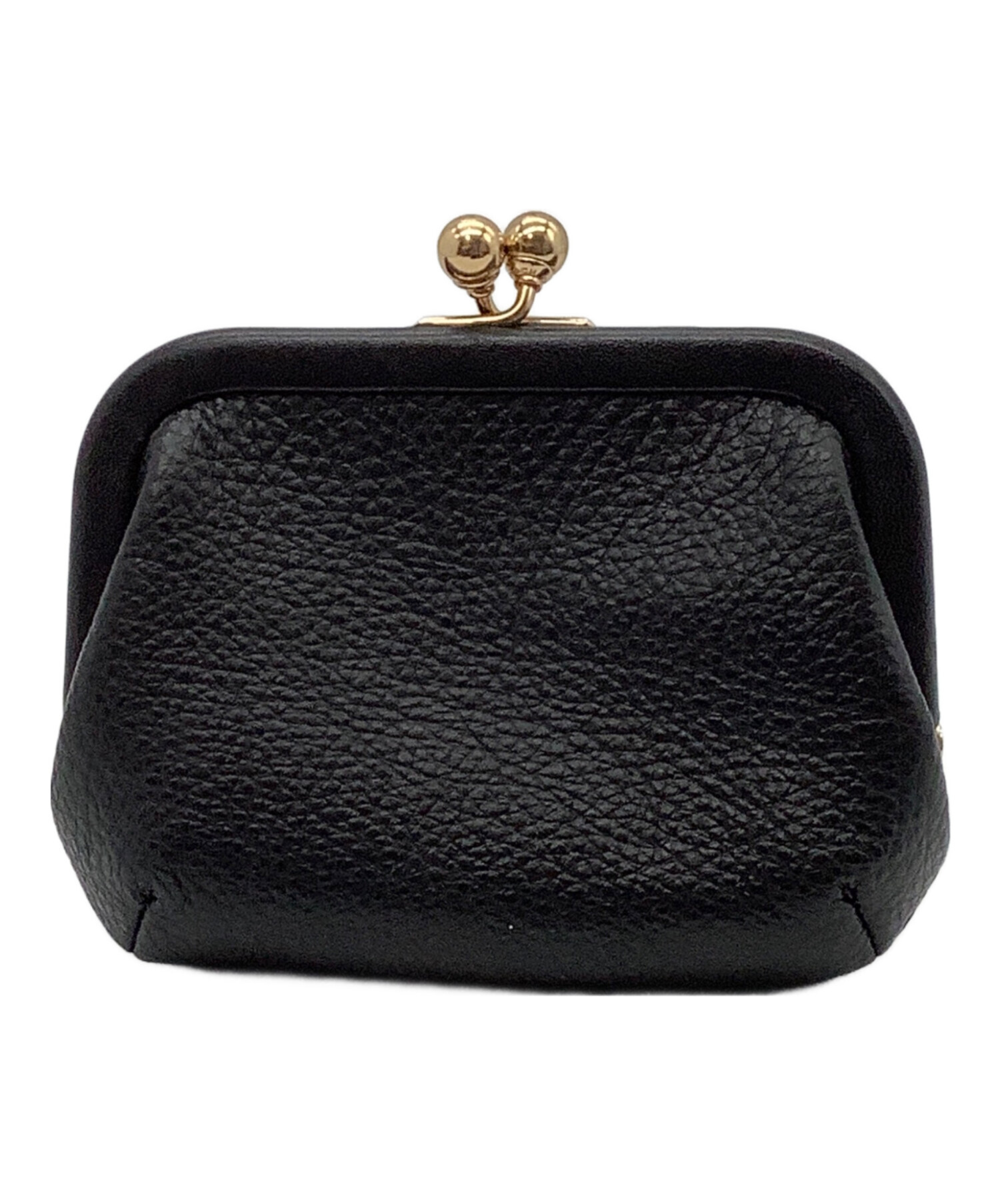 【美品】COACH  がま口パース 中古・古着通販】COACH (コーチ) がま口財布 ブラック｜ブランド・古着