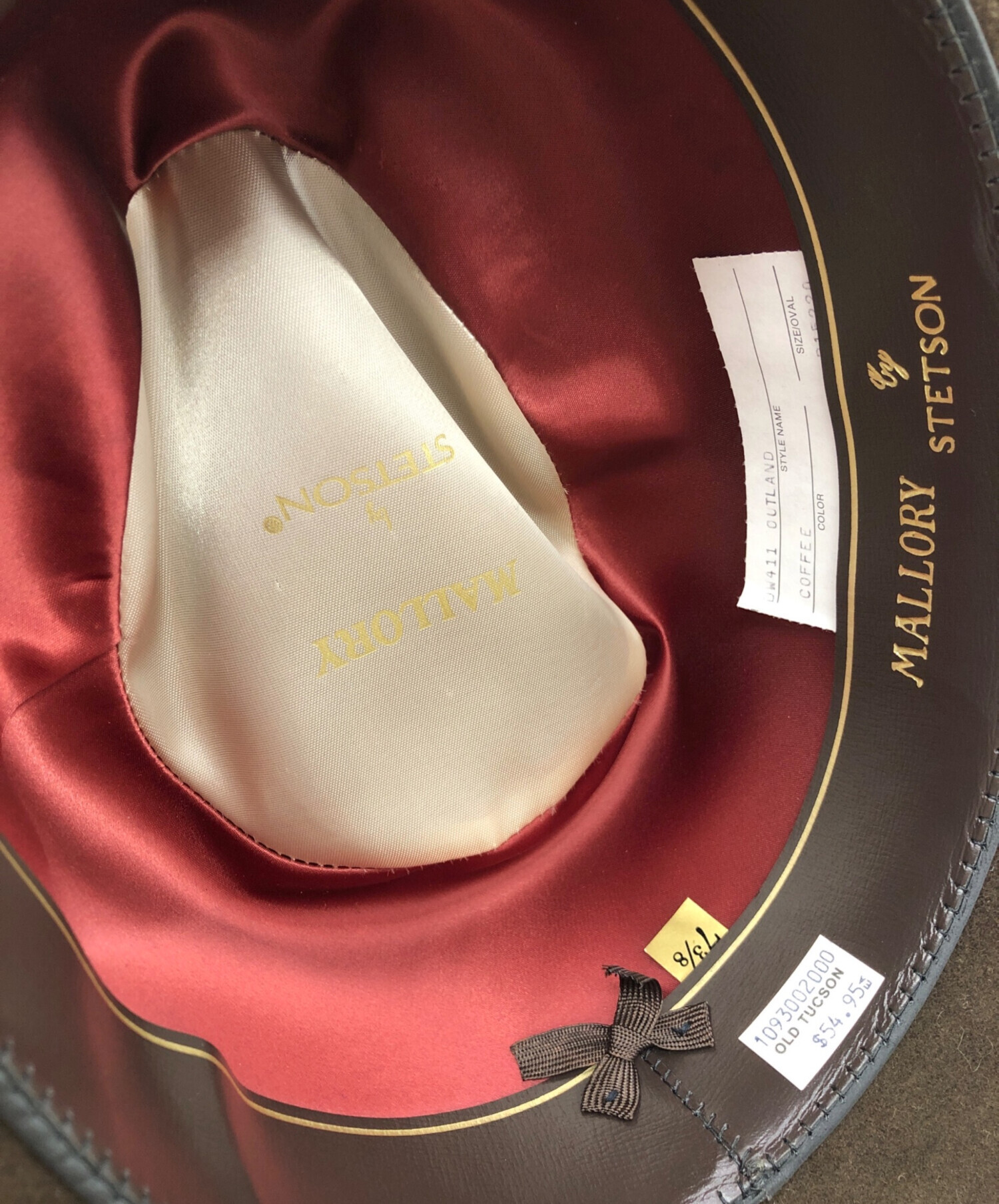 中古・古着通販】STETSON (ステットソン) ハット ブラウン サイズ:7 3