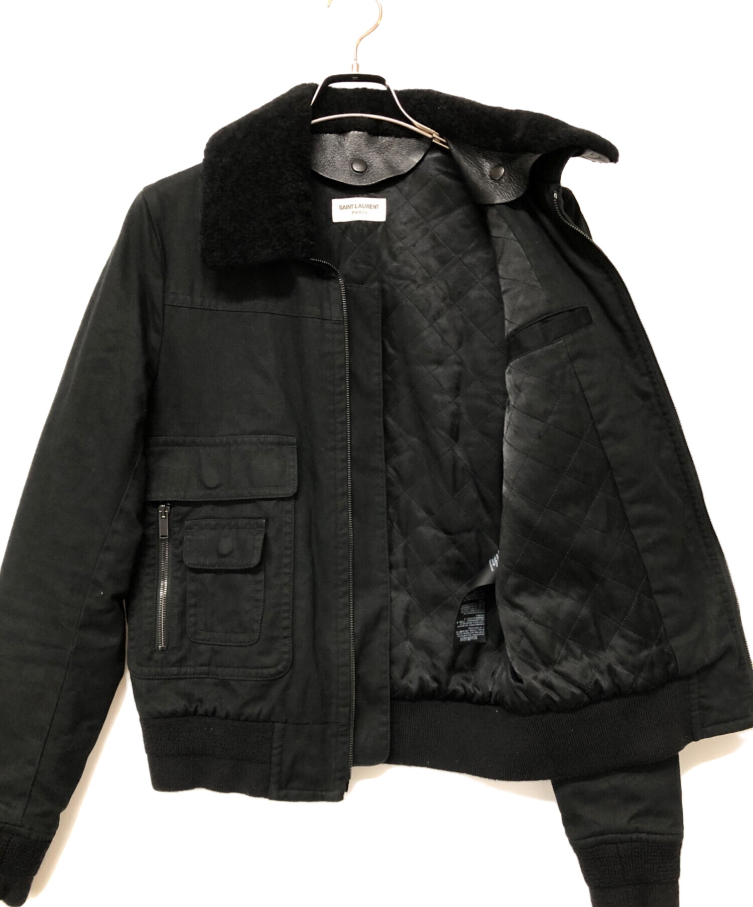 中古・古着通販】Saint Laurent Paris (サンローランパリ) 襟ボア