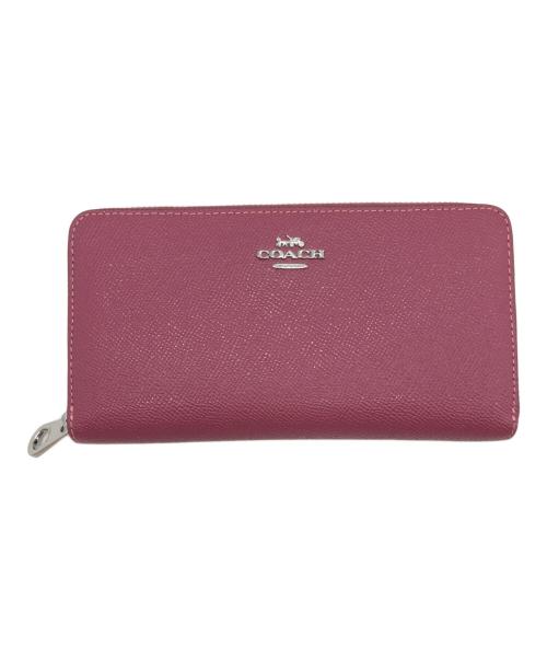 COACH　レディース　長財布　ピンク　中古品 中古・古着通販】COACH (コーチ) 長財布 ピンク｜ブランド・古着通販