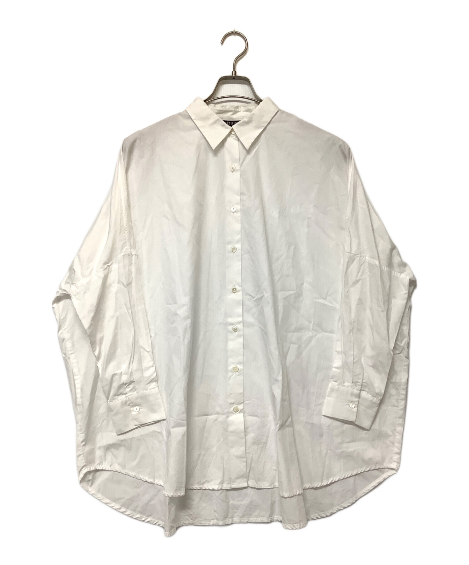 中古・古着通販】mizuiro-ind (ミズイロインド) 長袖シャツ ホワイト 