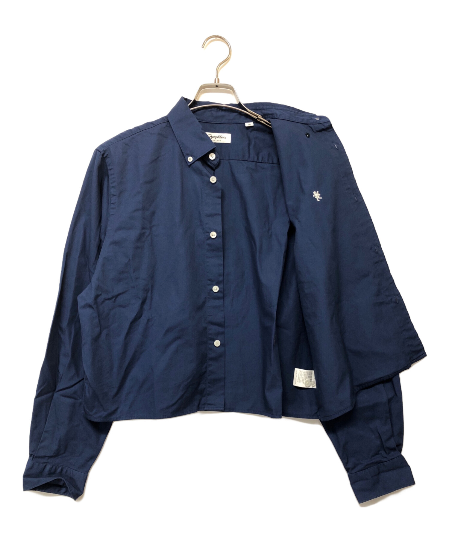 中古・古着通販】Gymphlex (ジムフレックス) 長袖シャツ ネイビー 