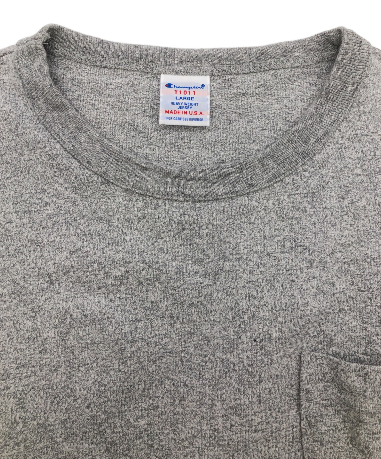 中古・古着通販】Champion (チャンピオン) 長袖カットソー グレー 