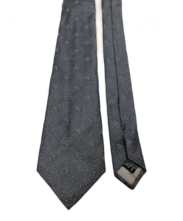 CHANEL ダークグレー ネクタイ 中古・古着通販】CHANEL (シャネル) シルクネクタイ グレー サイズ