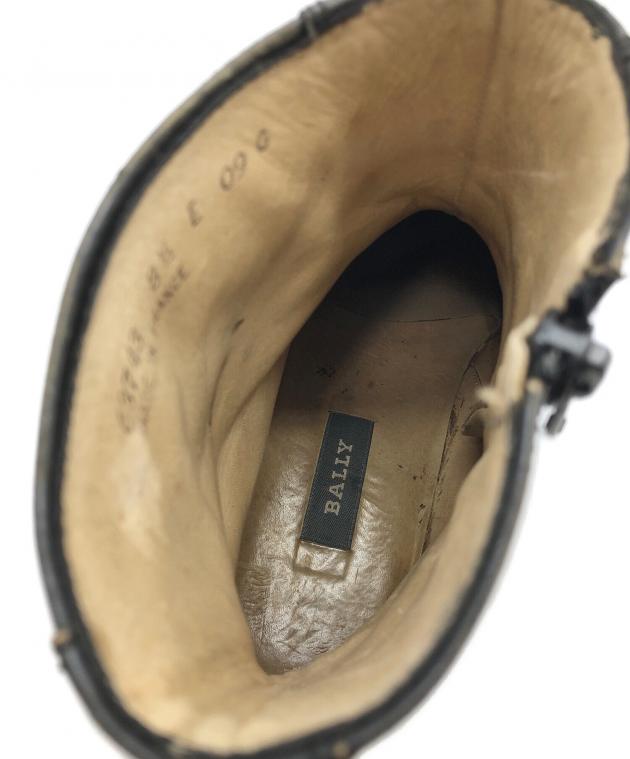 中古・古着通販】BALLY (バリー) サイドジップブーツ ブラック サイズ