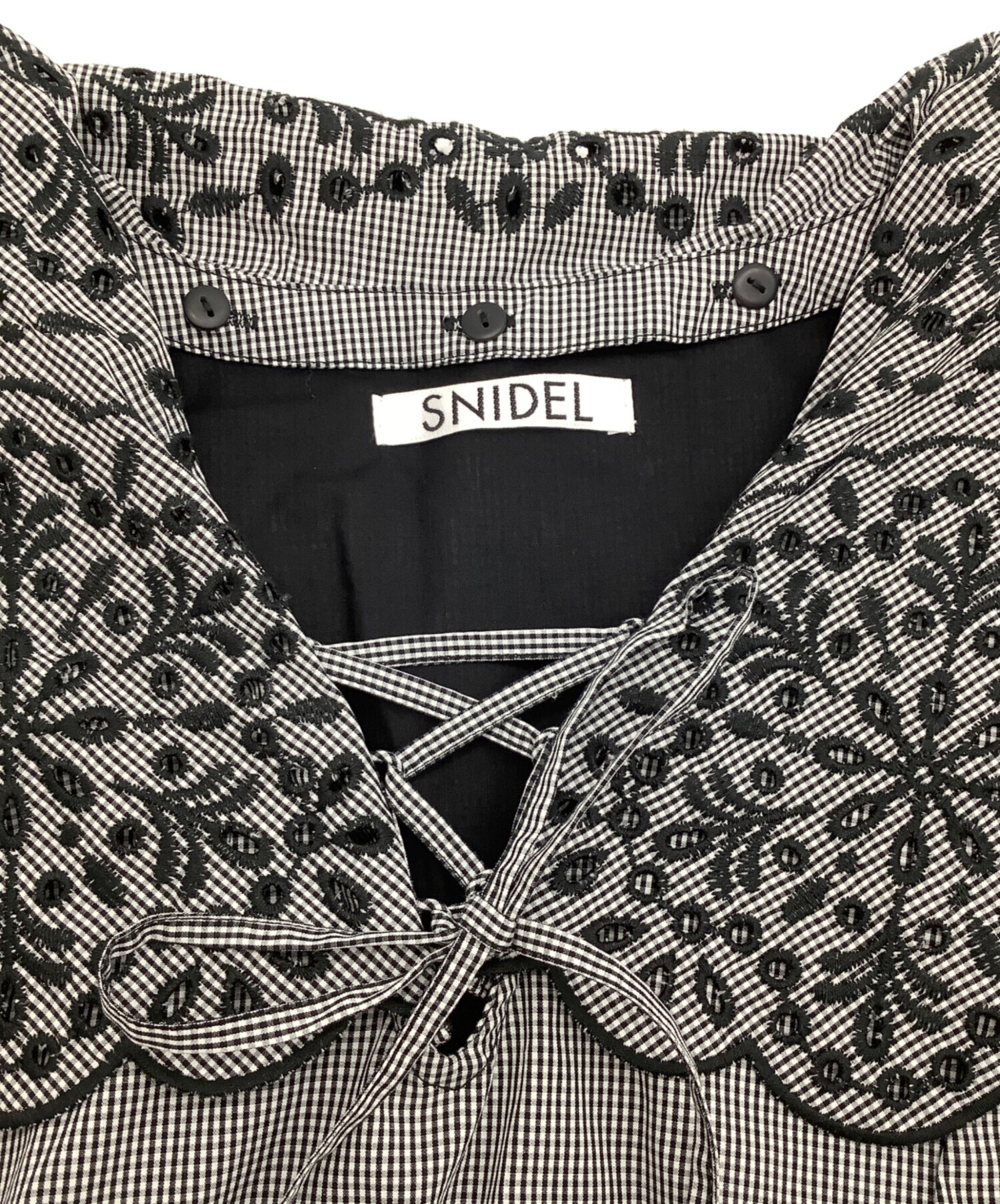 中古・古着通販】Snidel (スナイデル) パンチングレース2WAYワンピース 