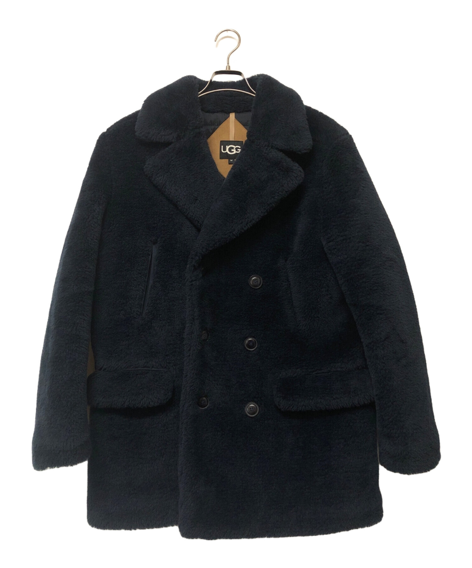 hattさん【美品】UGG フラッフピーコート 中古・古着通販】UGG (アグ) フラッフピーコート ネイビー サイズ:SIZE