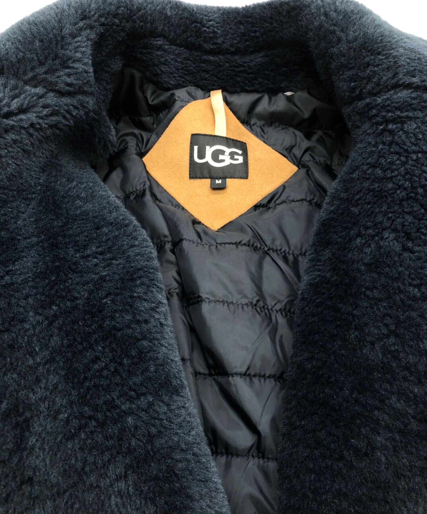 中古・古着通販】UGG (アグ) フラッフピーコート ネイビー サイズ:SIZE