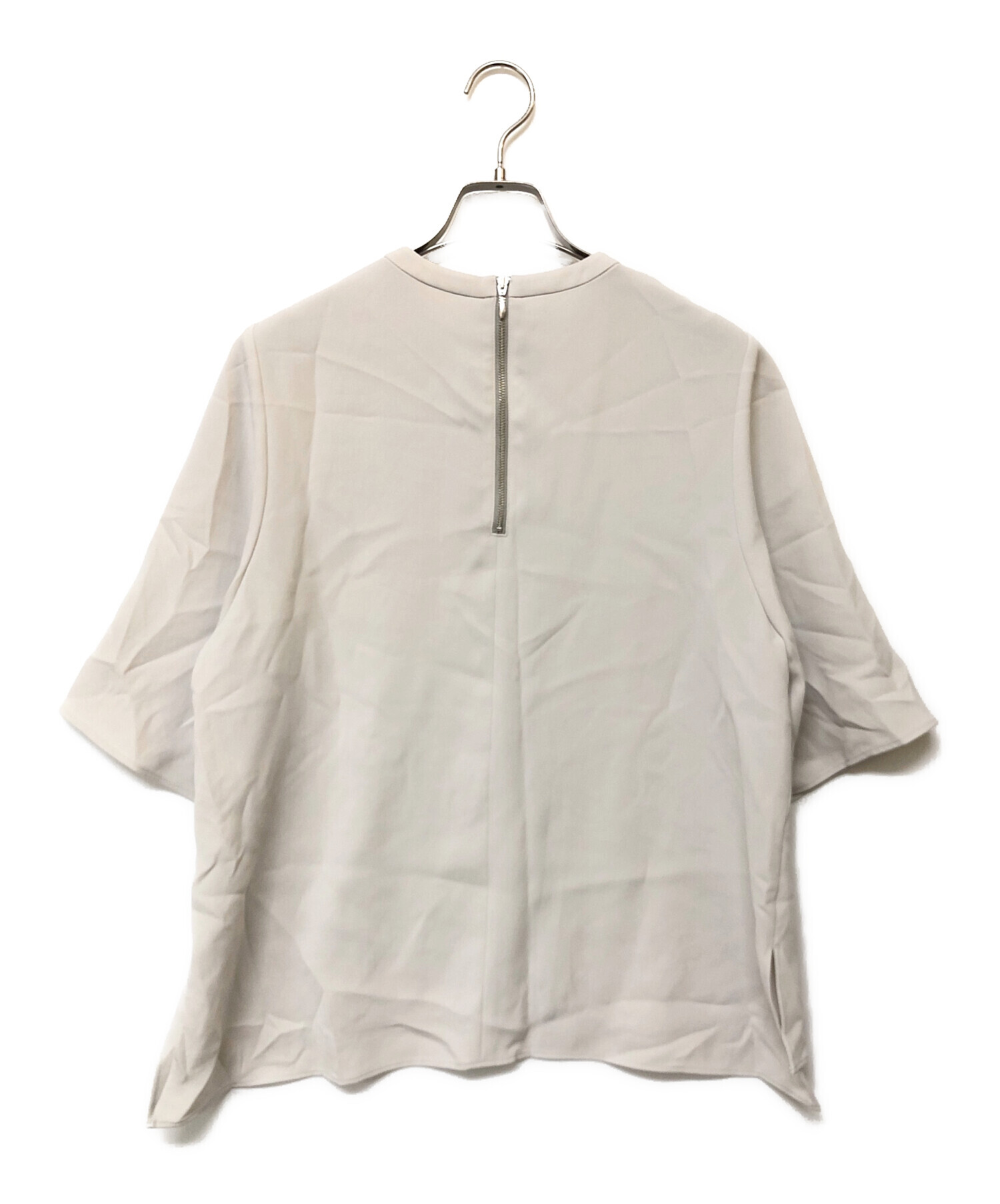 中古・古着通販】SOEJU (ソージュ) 半袖ブラウス グレージュ サイズ 
