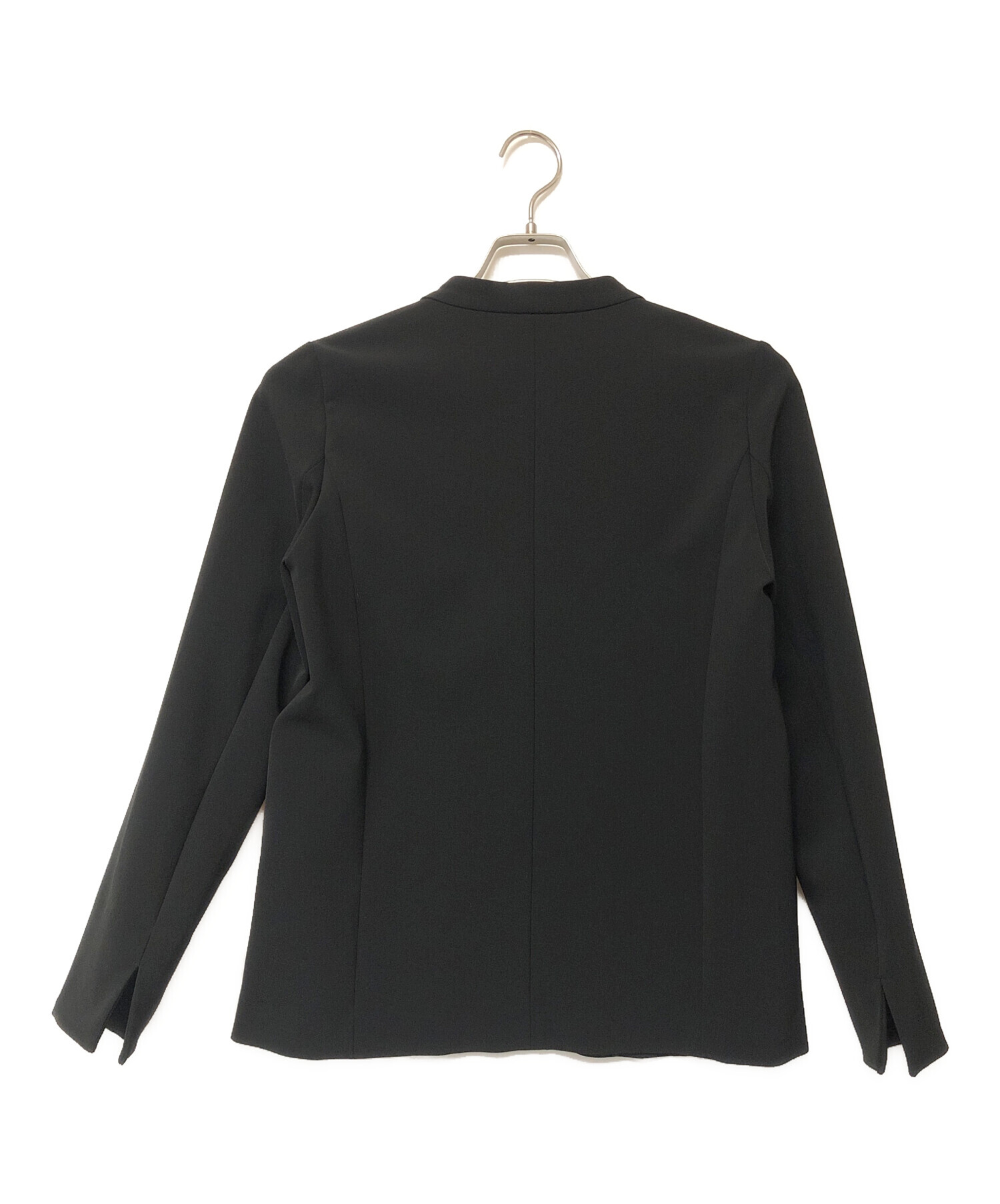 SOEJU ストレッチファインノーカラージャケット 黒 S ストレッチファインノーカラージャケット - SOÉJU online store｜上質