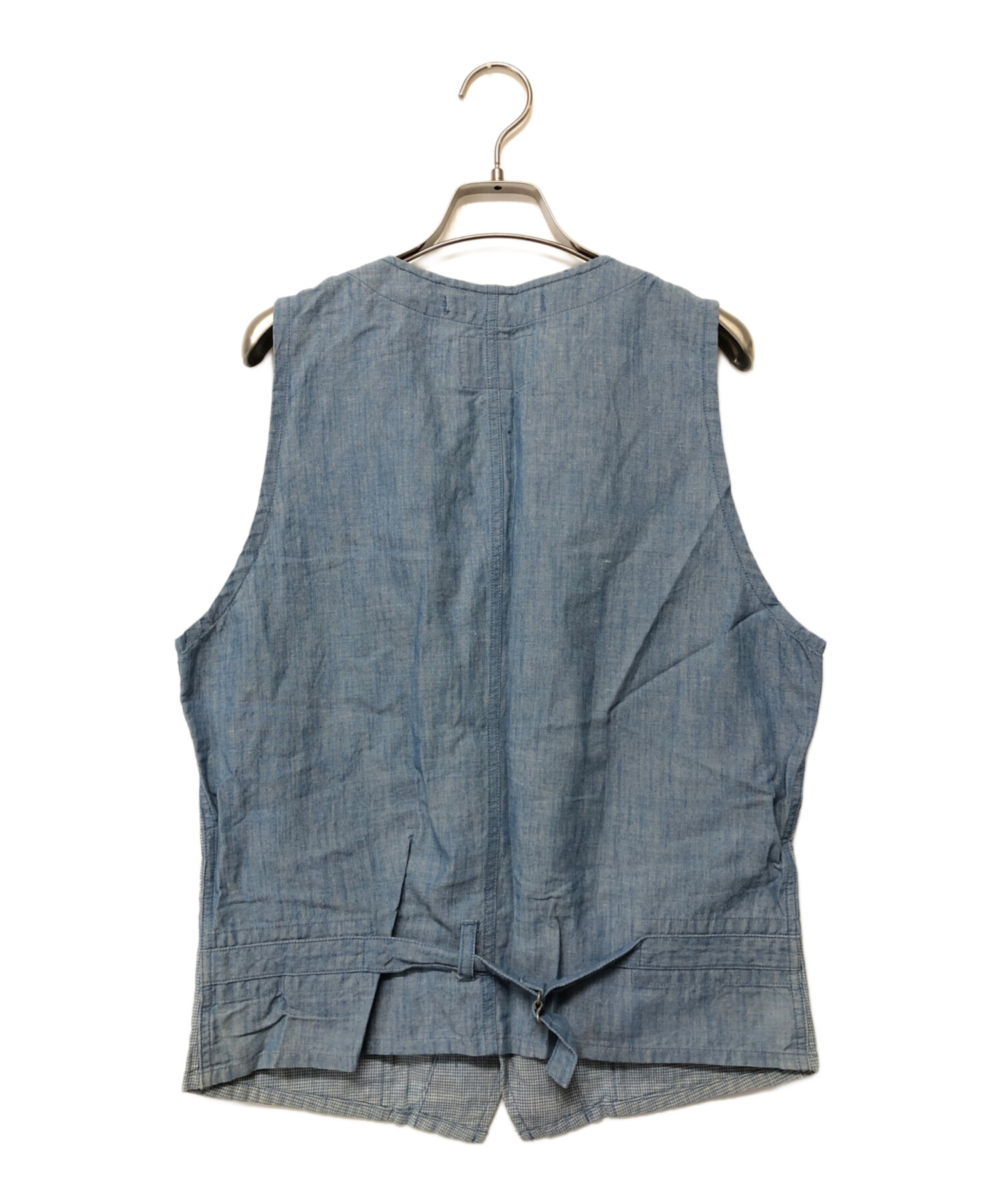 中古・古着通販】NIGEL CABOURN (ナイジェルケーボン) ベスト ブルー 