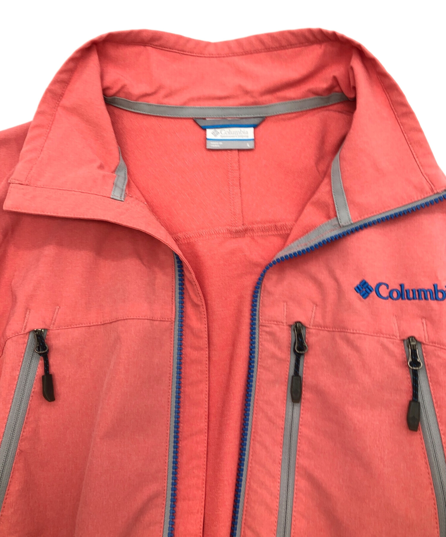 中古・古着通販】Columbia (コロンビア) ジャケット ピンク×ブルー 