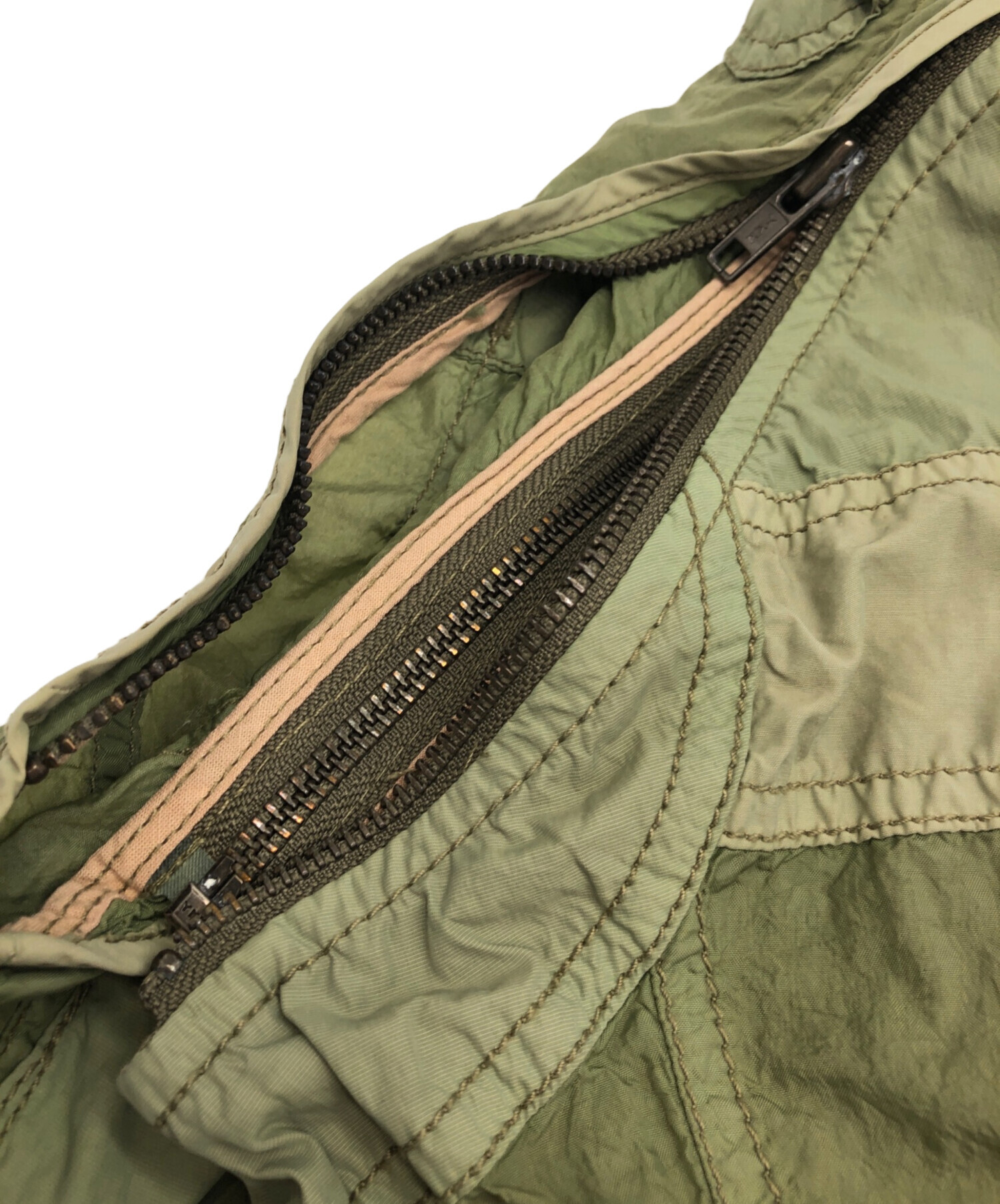 中古・古着通販】DIESEL (ディーゼル) ナイロンジャケット グリーン