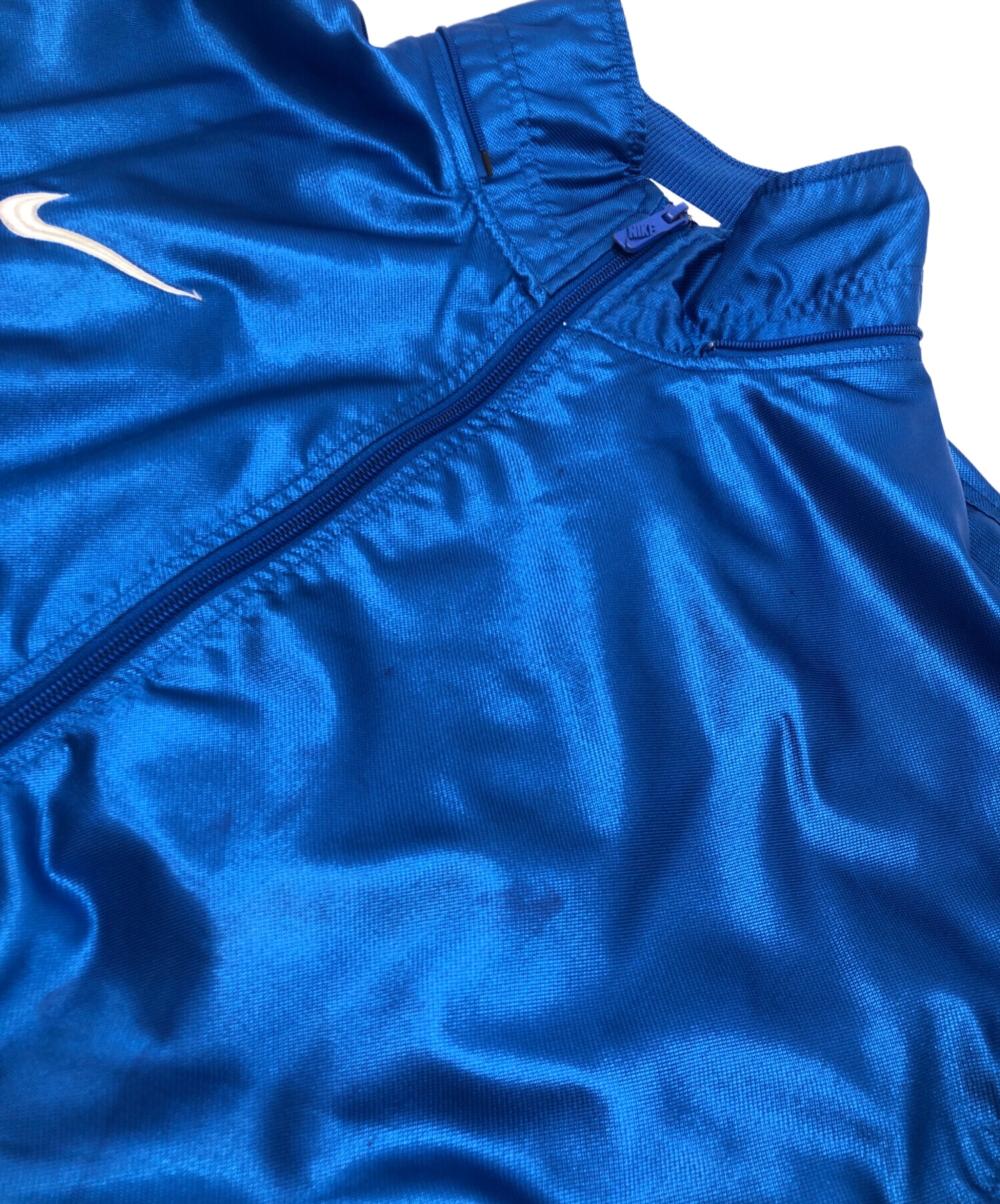 中古・古着通販】NIKE (ナイキ) ナイロンジャケット ブルー サイズ:XL 