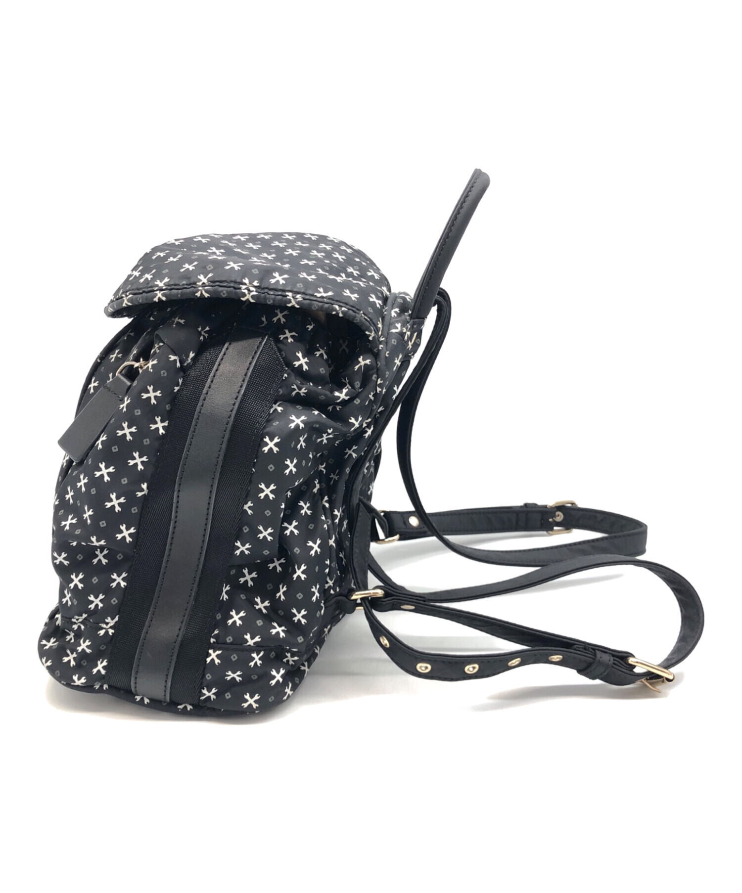 中古・古着通販】DIESEL (ディーゼル) リュック ブラック×ホワイト