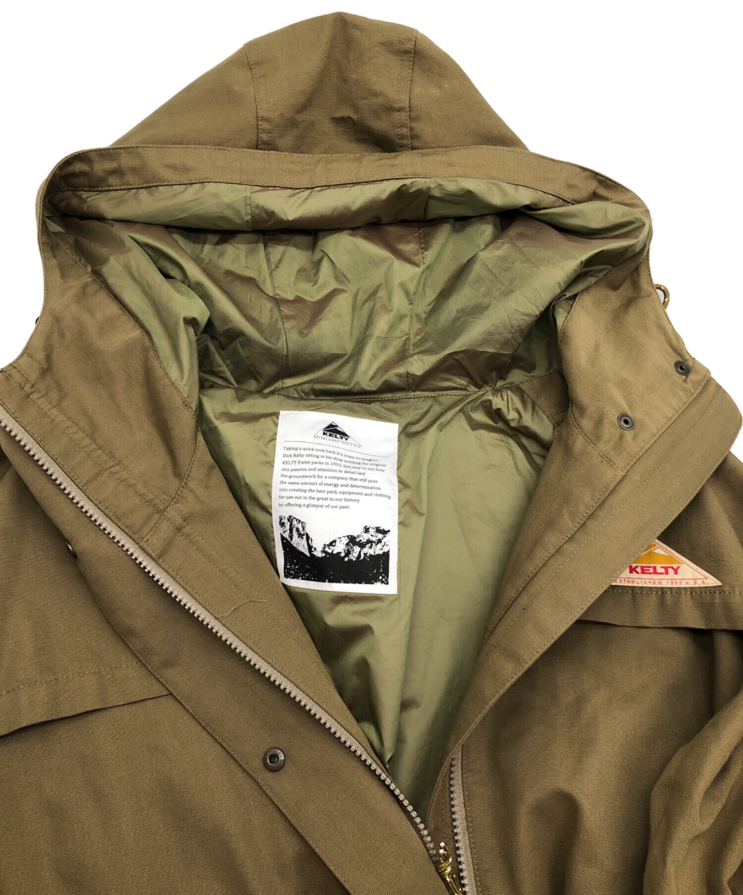 中古・古着通販】KELTY (ケルティ) マウンテンパーカー カーキ サイズ 
