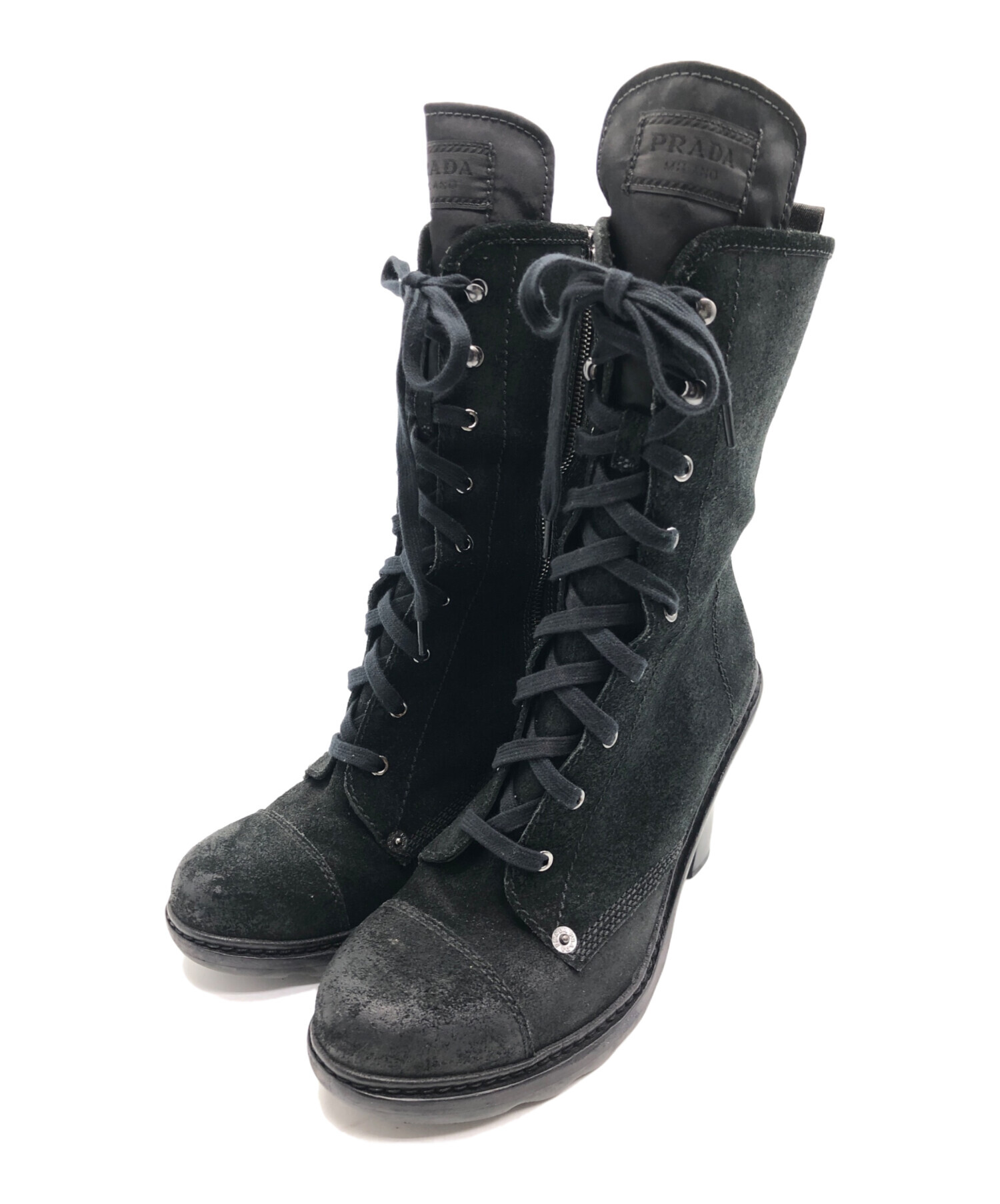 PRADA ミリタリーブーツ ビブラムソール 23センチ PRADA ミリタリー