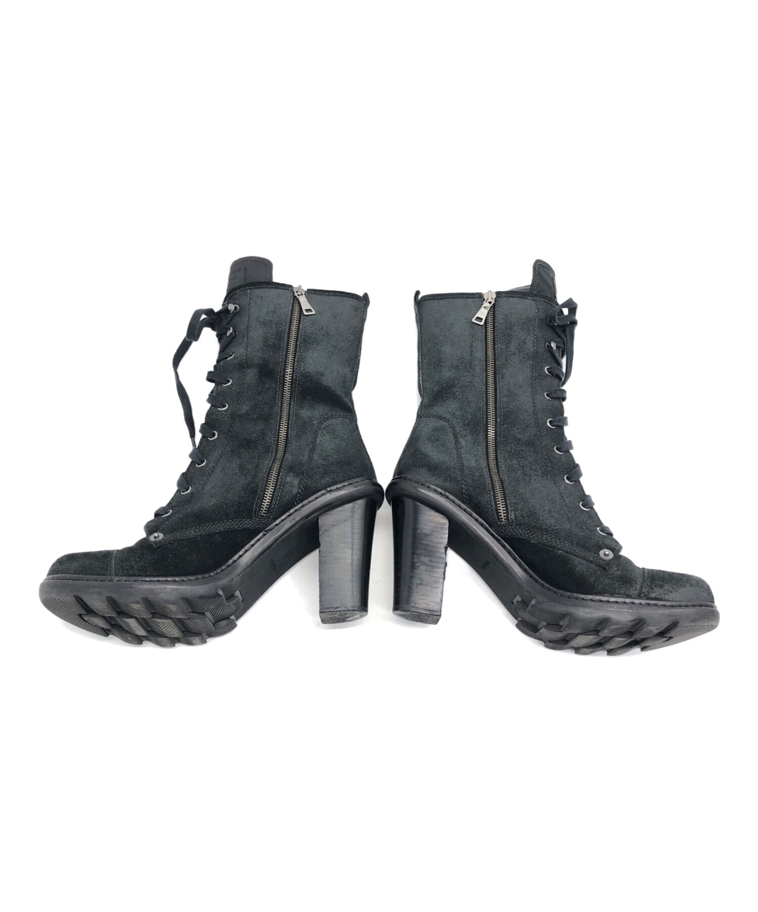 中古・古着通販】PRADA (プラダ) ブーツ ブラック サイズ:25.5