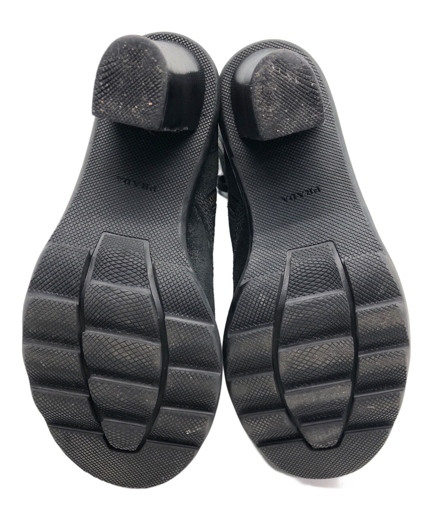 中古・古着通販】PRADA (プラダ) ブーツ ブラック サイズ:25.5