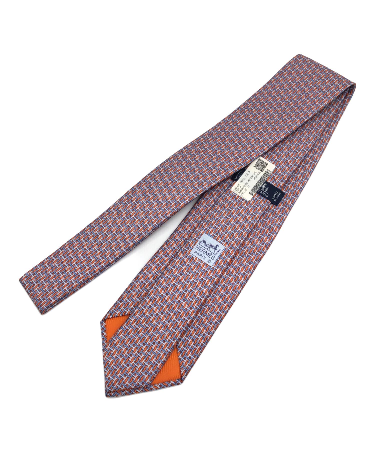 中古・古着通販】HERMES (エルメス) Hロゴネクタイ サイズ:不明 未使用