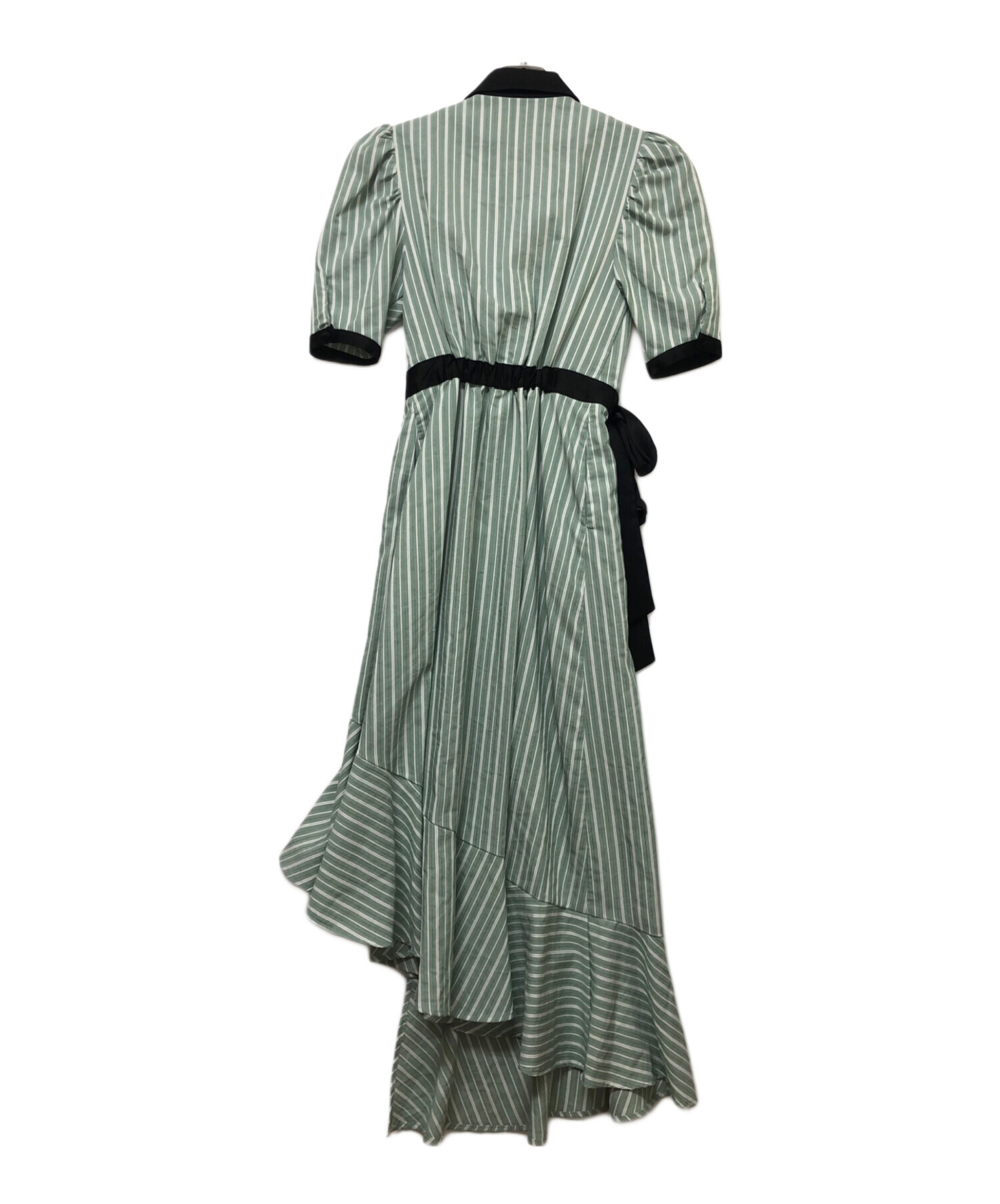 中古・古着通販】PAMEO POSE (パメオポーズ) 半袖ワンピース グリーン 