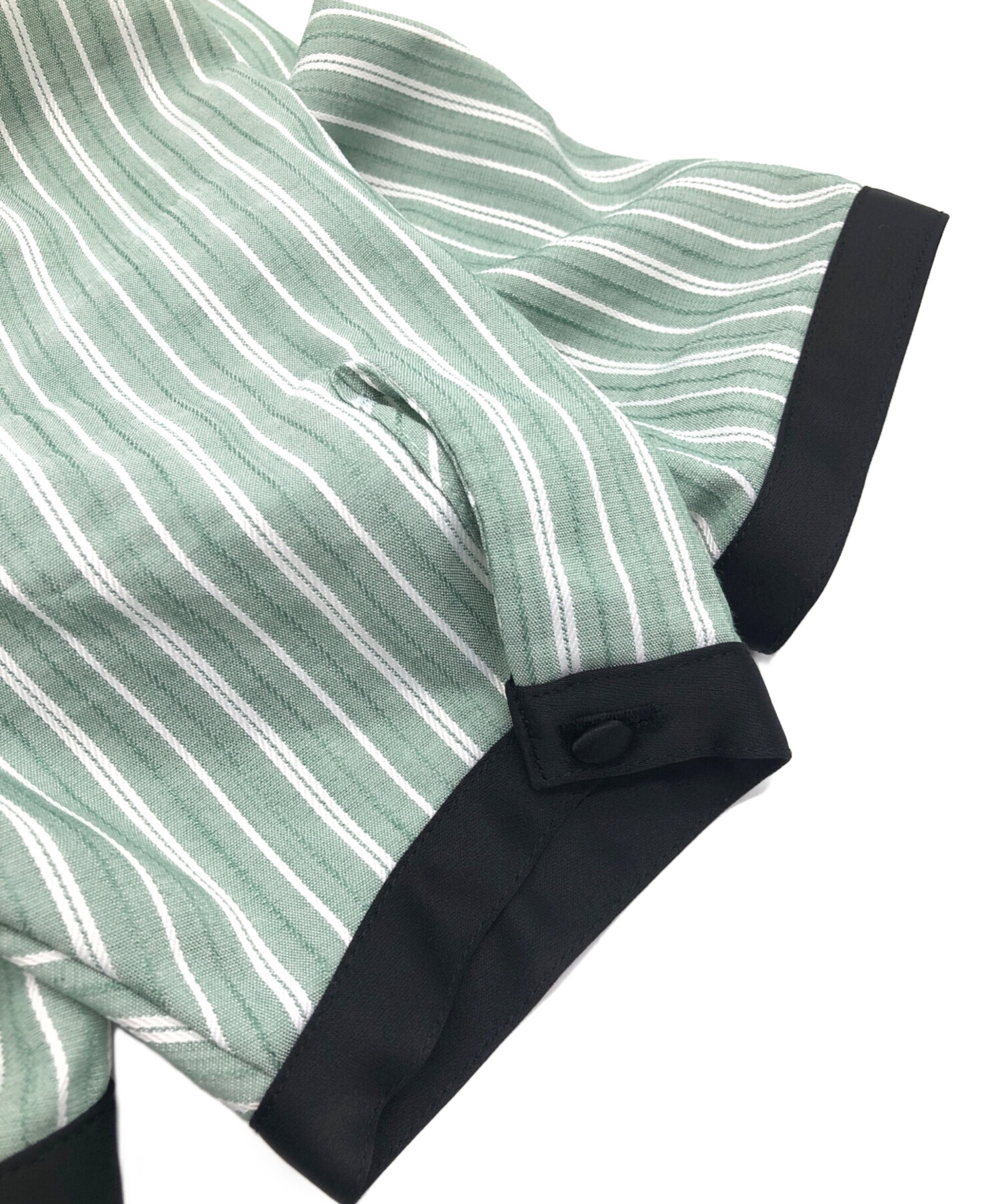 中古・古着通販】PAMEO POSE (パメオポーズ) 半袖ワンピース グリーン