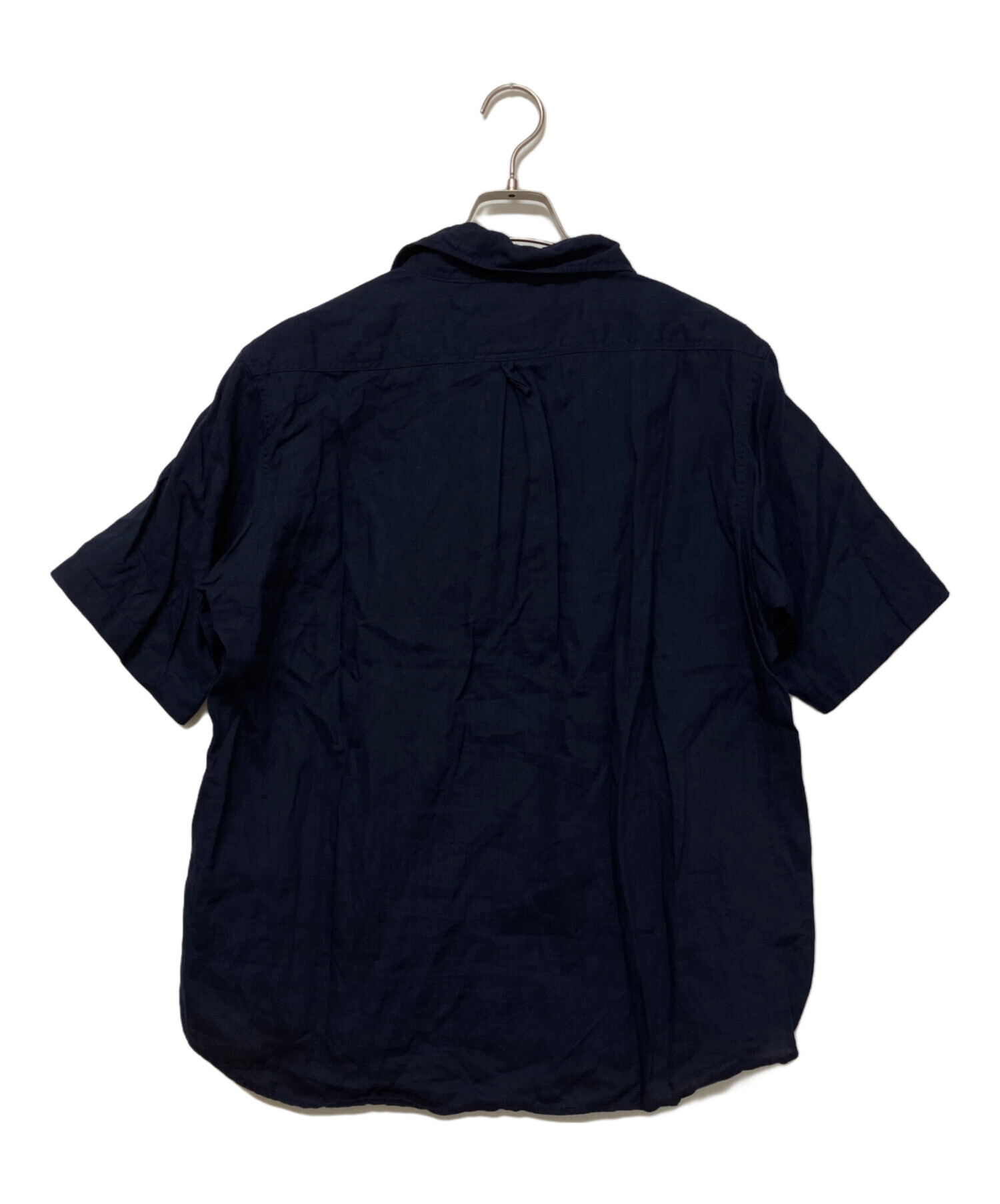 中古・古着通販】DANTON (ダントン) 半袖シャツ ネイビー サイズ:38