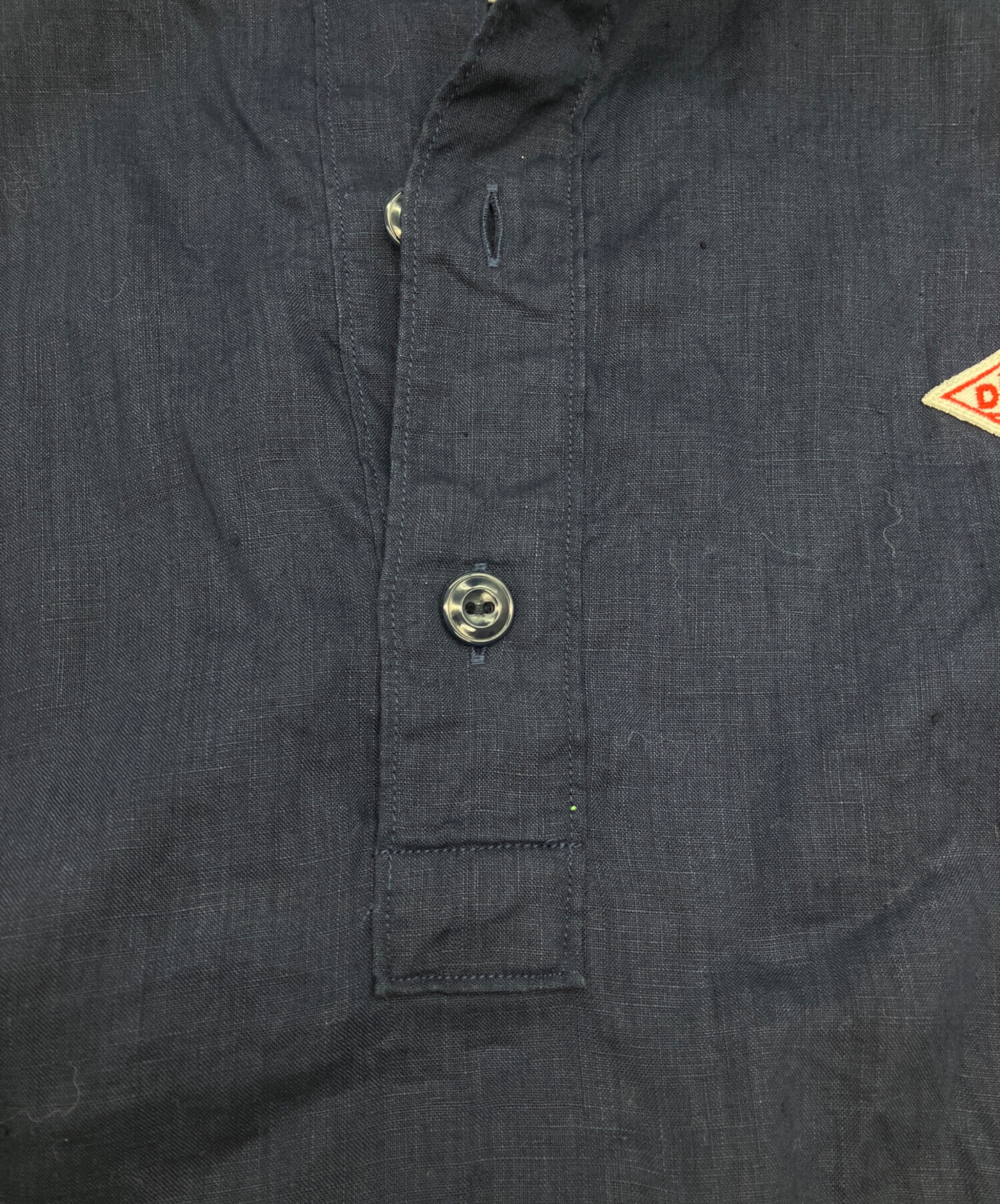 中古・古着通販】DANTON (ダントン) 半袖シャツ ネイビー サイズ:38