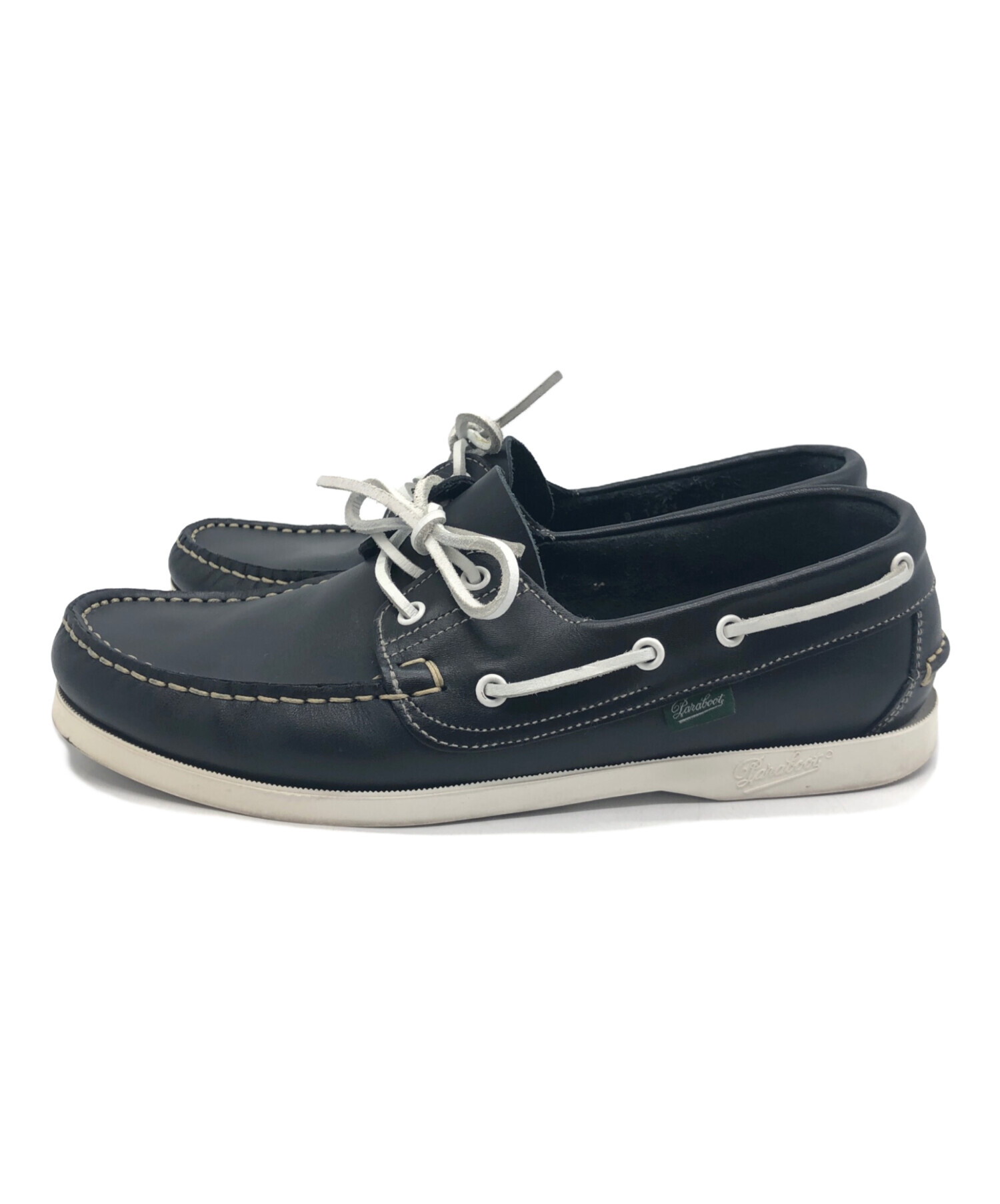 中古・古着通販】PARABOOT (パラブーツ) レザーデッキシューズ
