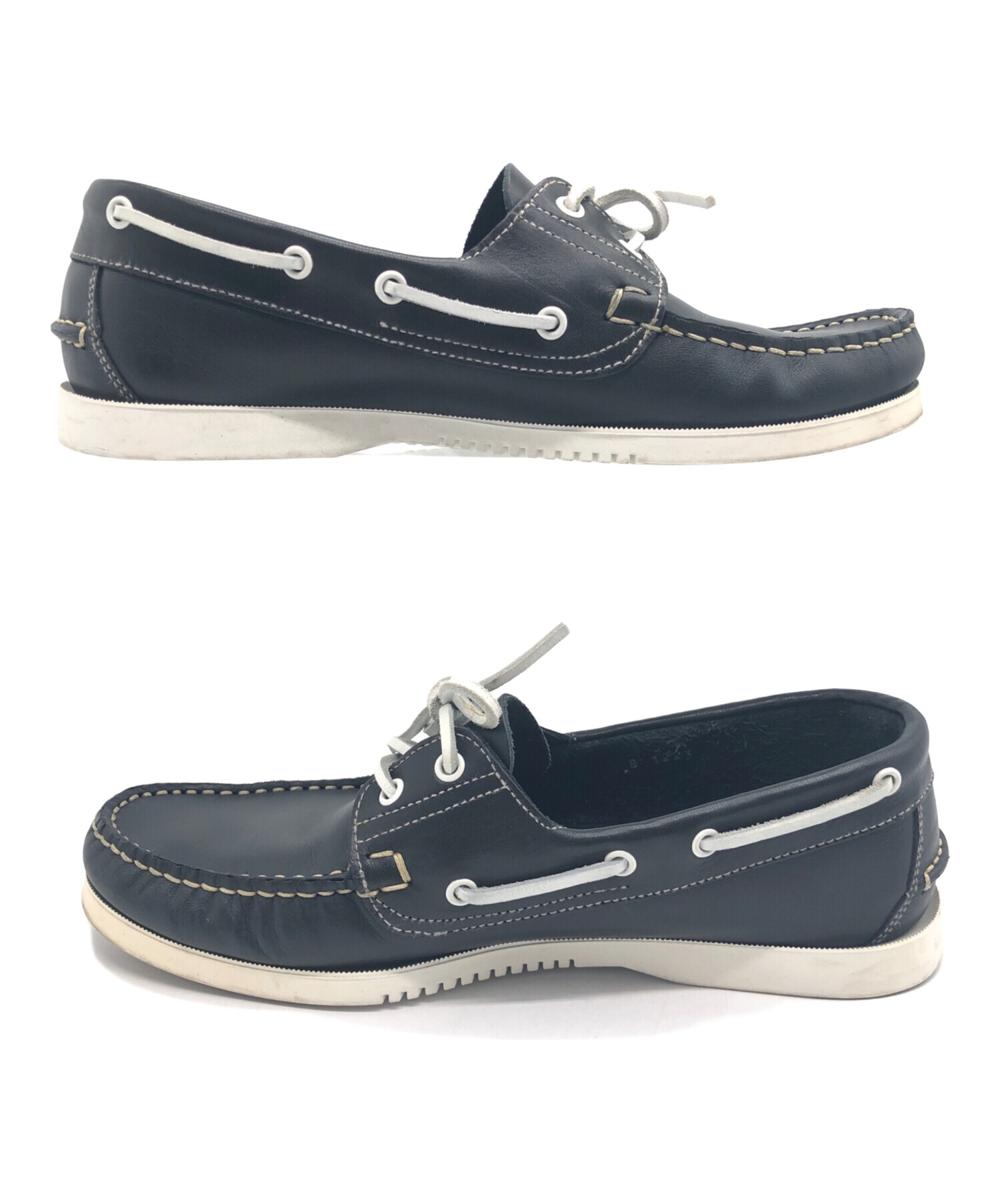 中古・古着通販】PARABOOT (パラブーツ) レザーデッキシューズ