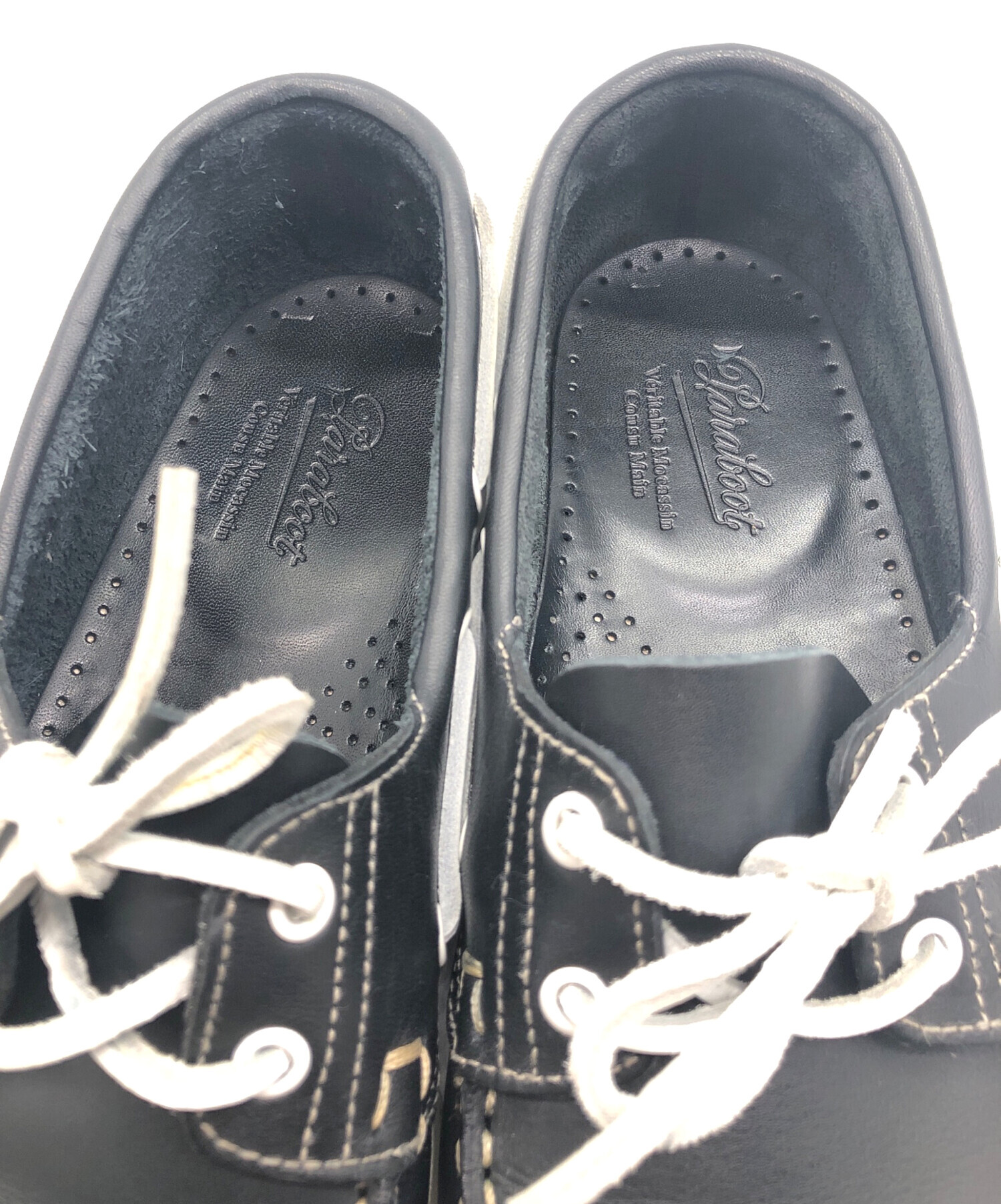 中古・古着通販】PARABOOT (パラブーツ) レザーデッキシューズ