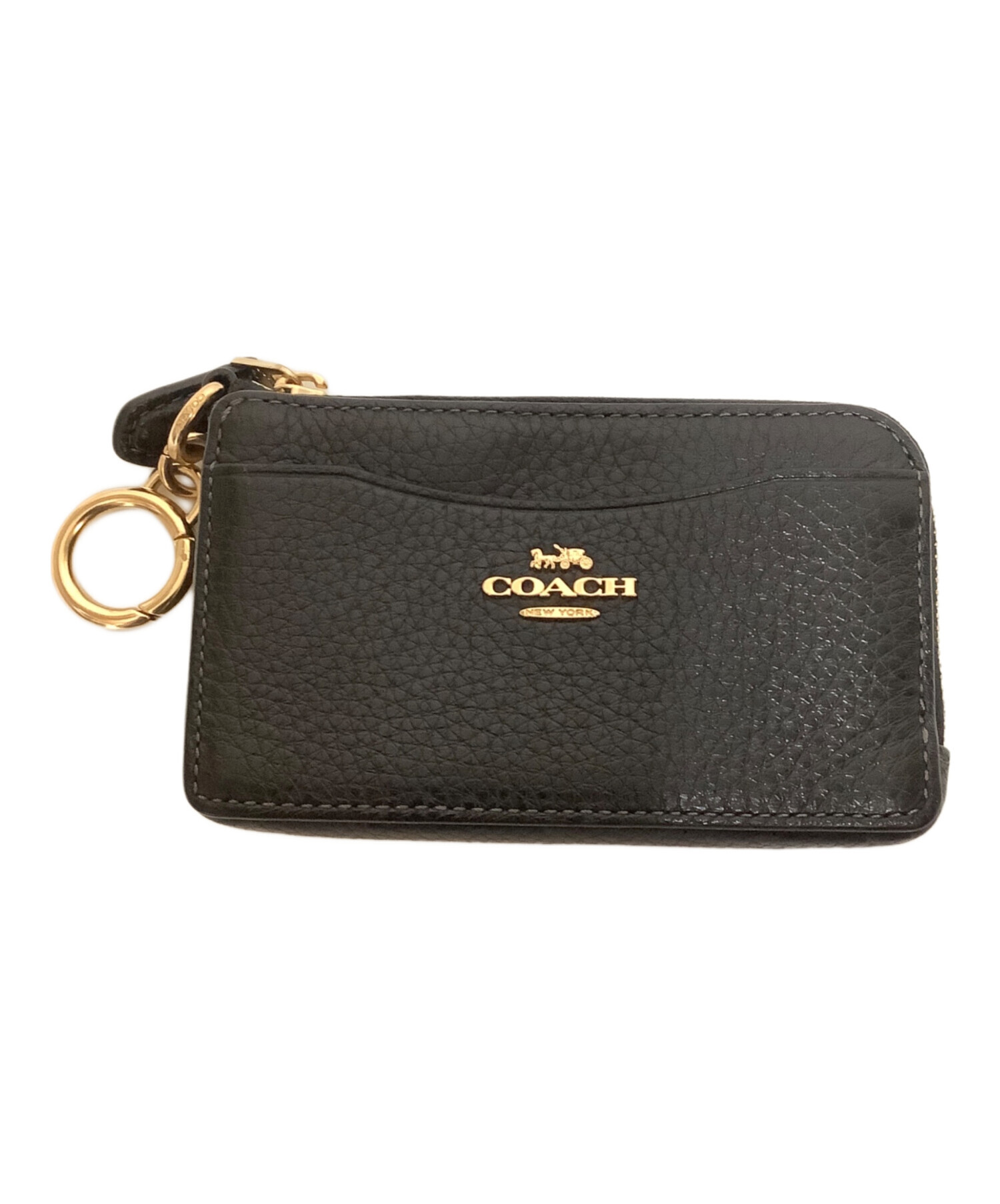 中古・古着通販】COACH (コーチ) カードケース ブラック｜ブランド
