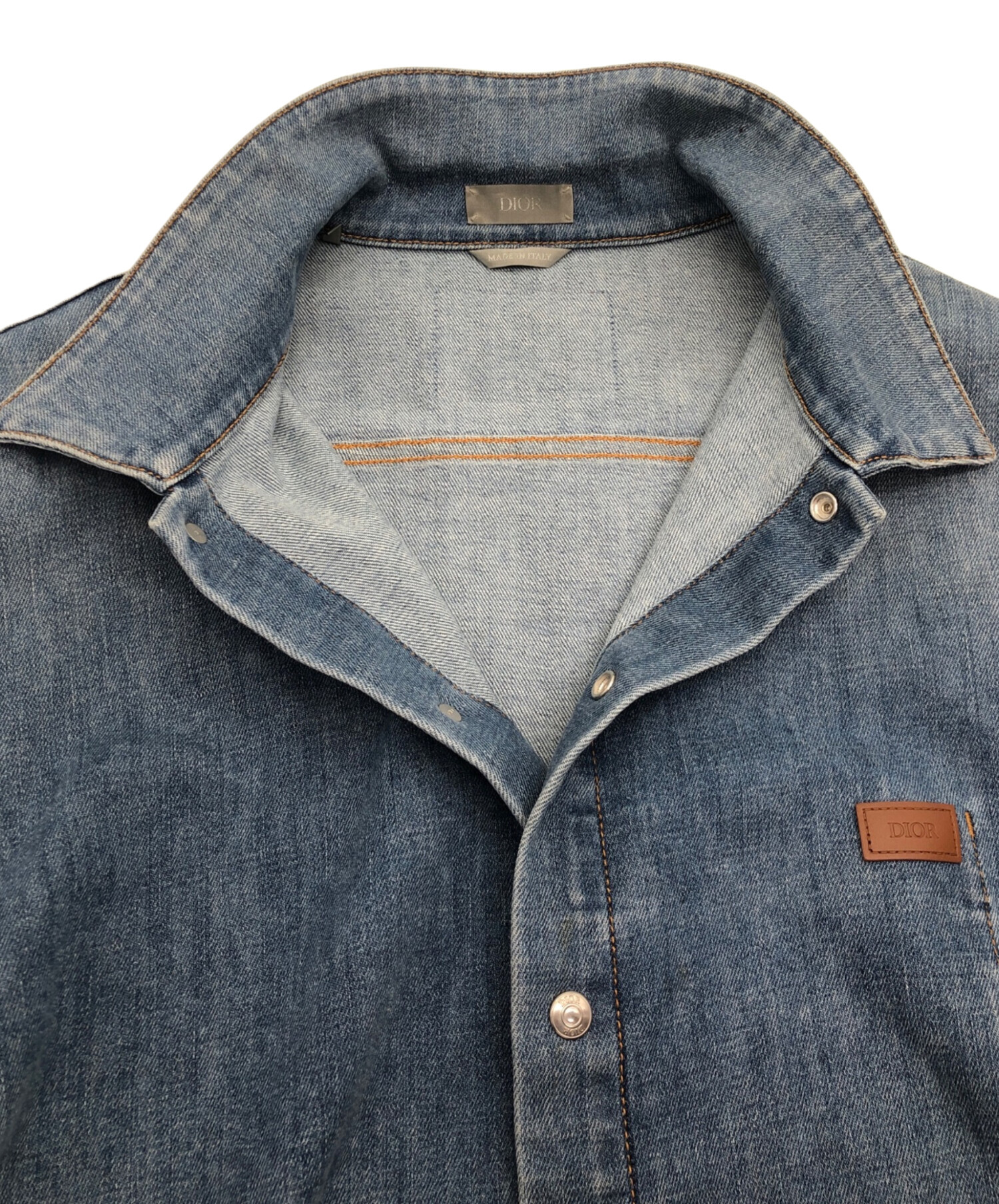 中古・古着通販】DIOR (ディオール) デニムジャケット ブルー サイズ
