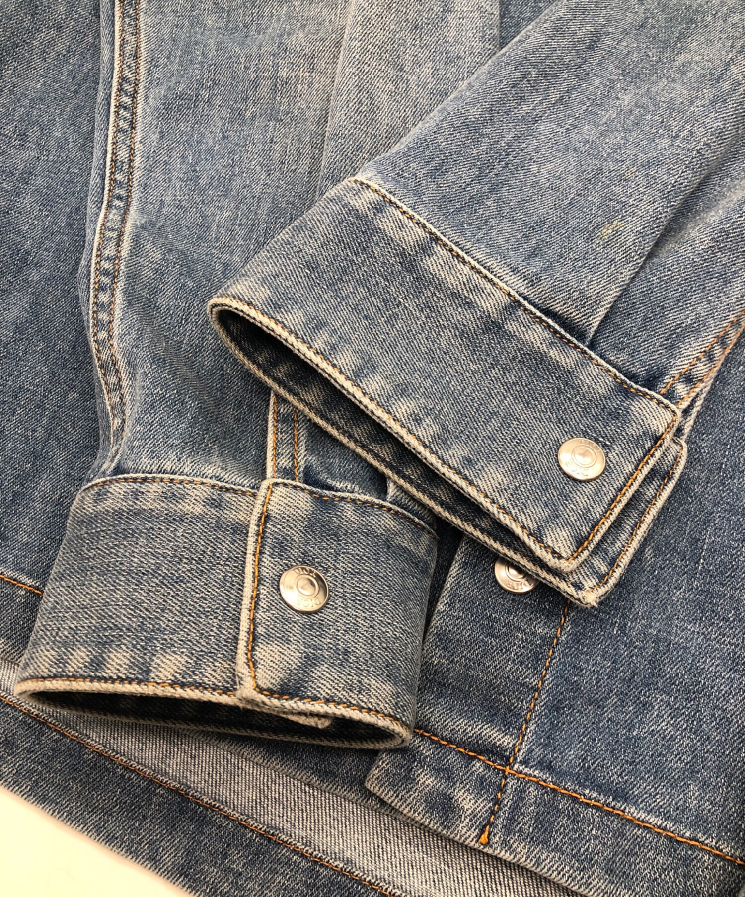 中古・古着通販】DIOR (ディオール) デニムジャケット ブルー サイズ