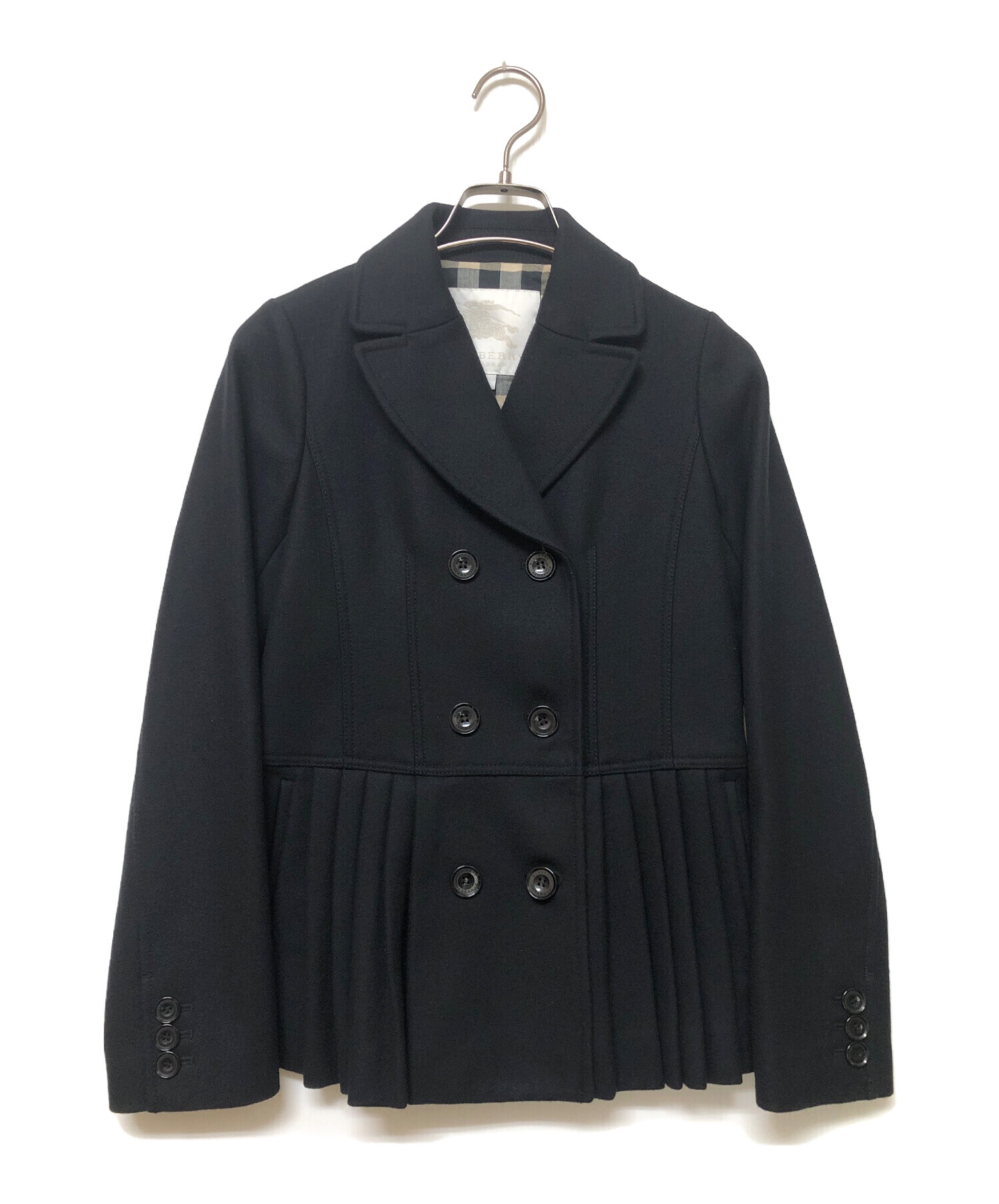 中古・古着通販】BURBERRY (バーバリー) ダッフルコート ネイビー 