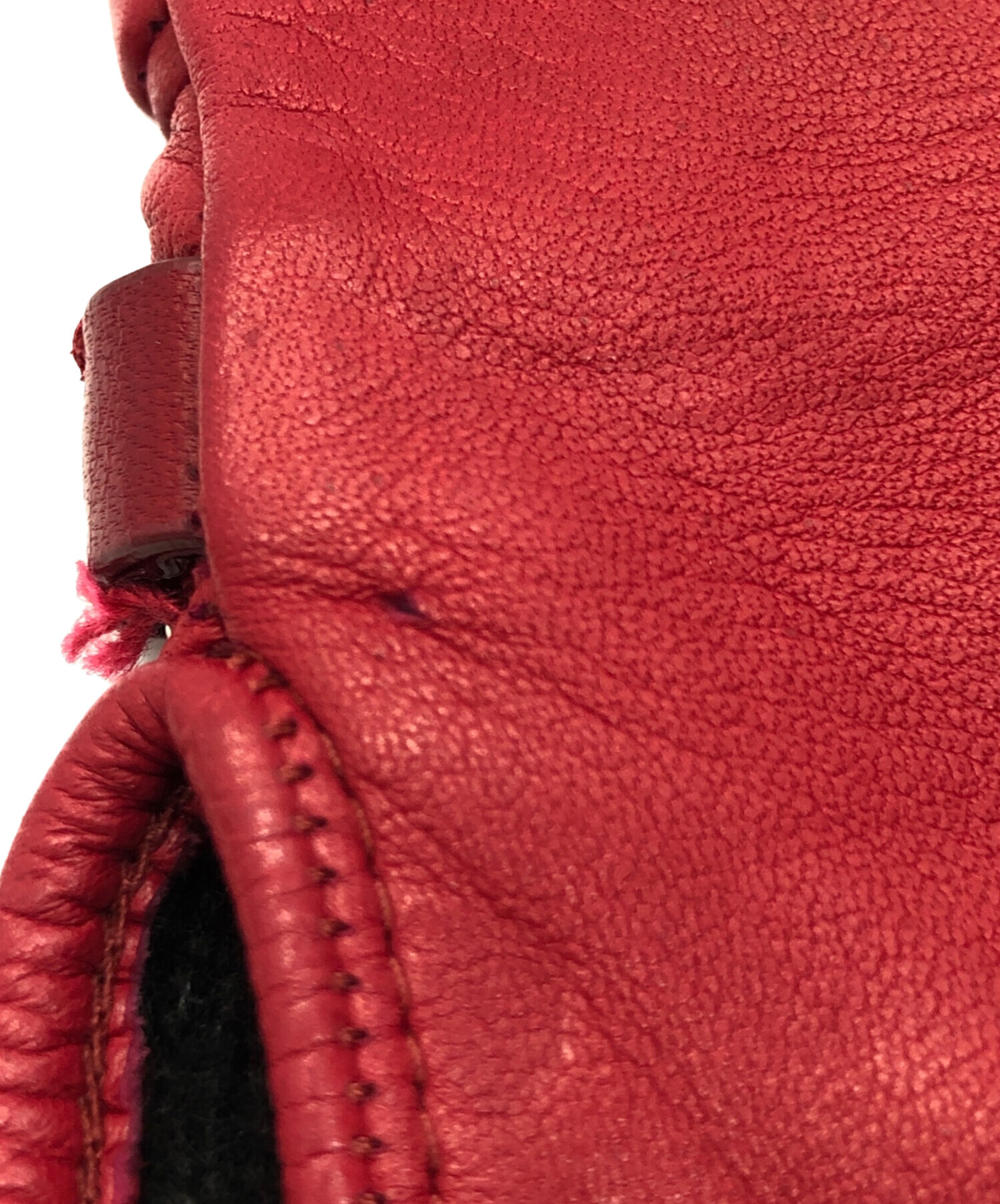 中古・古着通販】PRADA (プラダ) 手袋 レッド｜ブランド・古着通販 