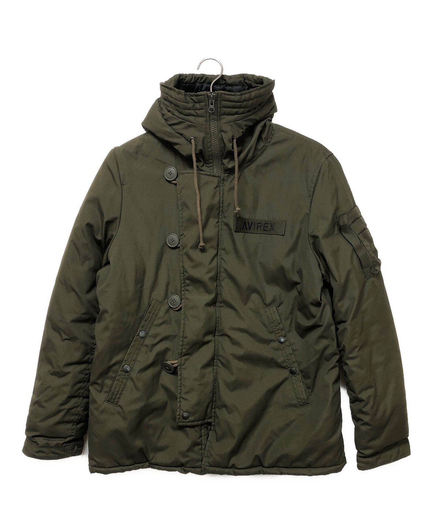 中古・古着通販】AVIREX (アヴィレックス) 中綿ジャケット カーキ 