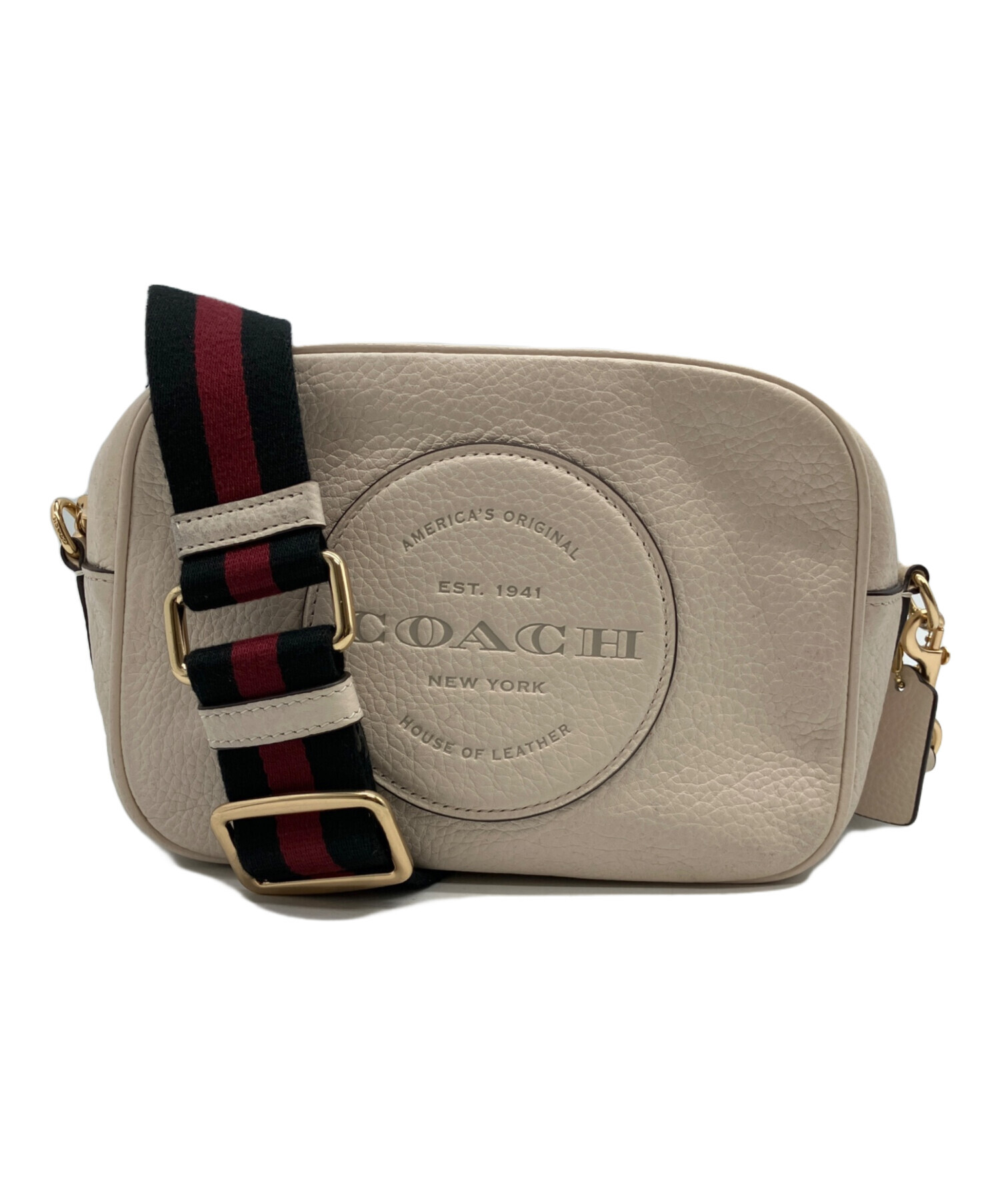 中古・古着通販】COACH (コーチ) ショルダーバッグ ベージュ｜ブランド 