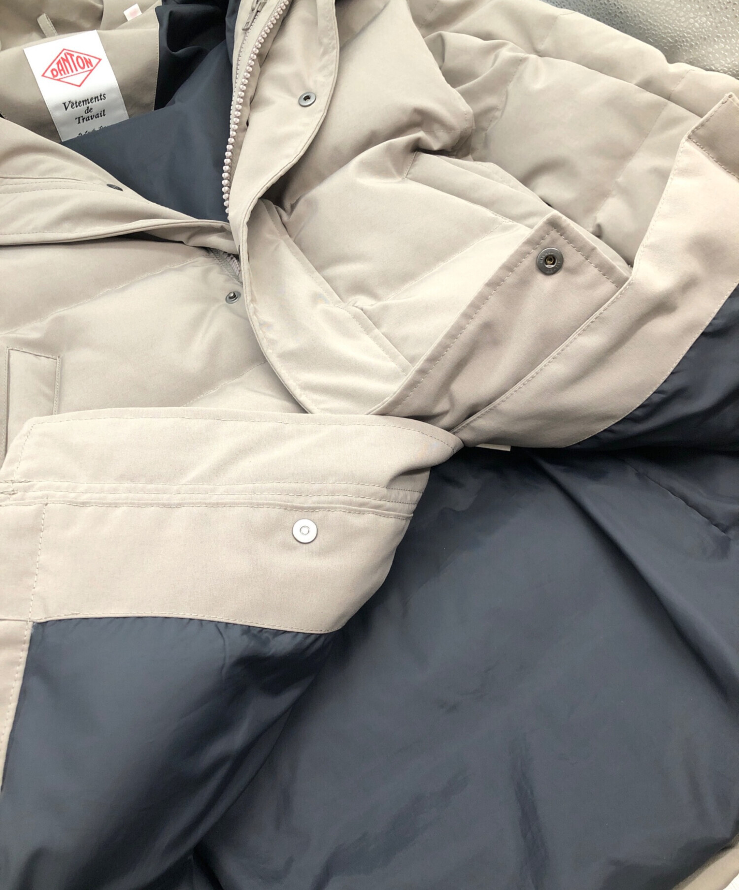 中古・古着通販】DANTON (ダントン) ダウンコート グレー サイズ:M (UK 